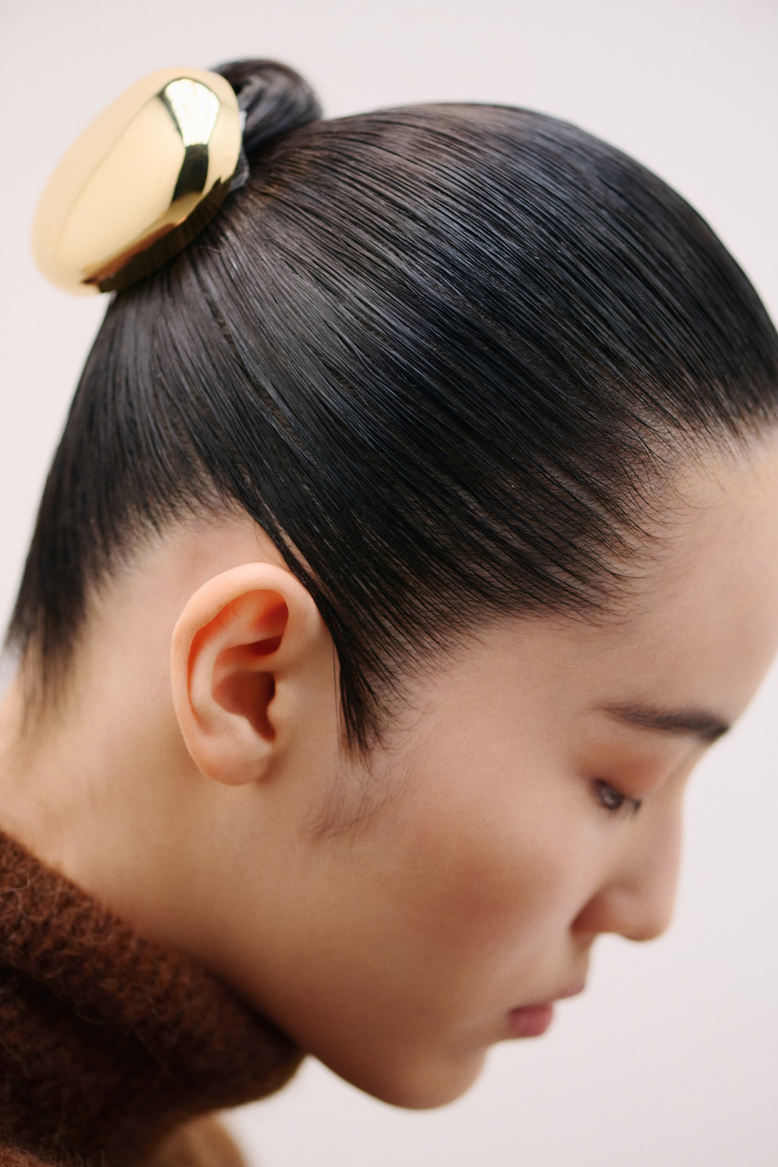 Metal barrette - Gold-coloured/Silver-coloured - 1