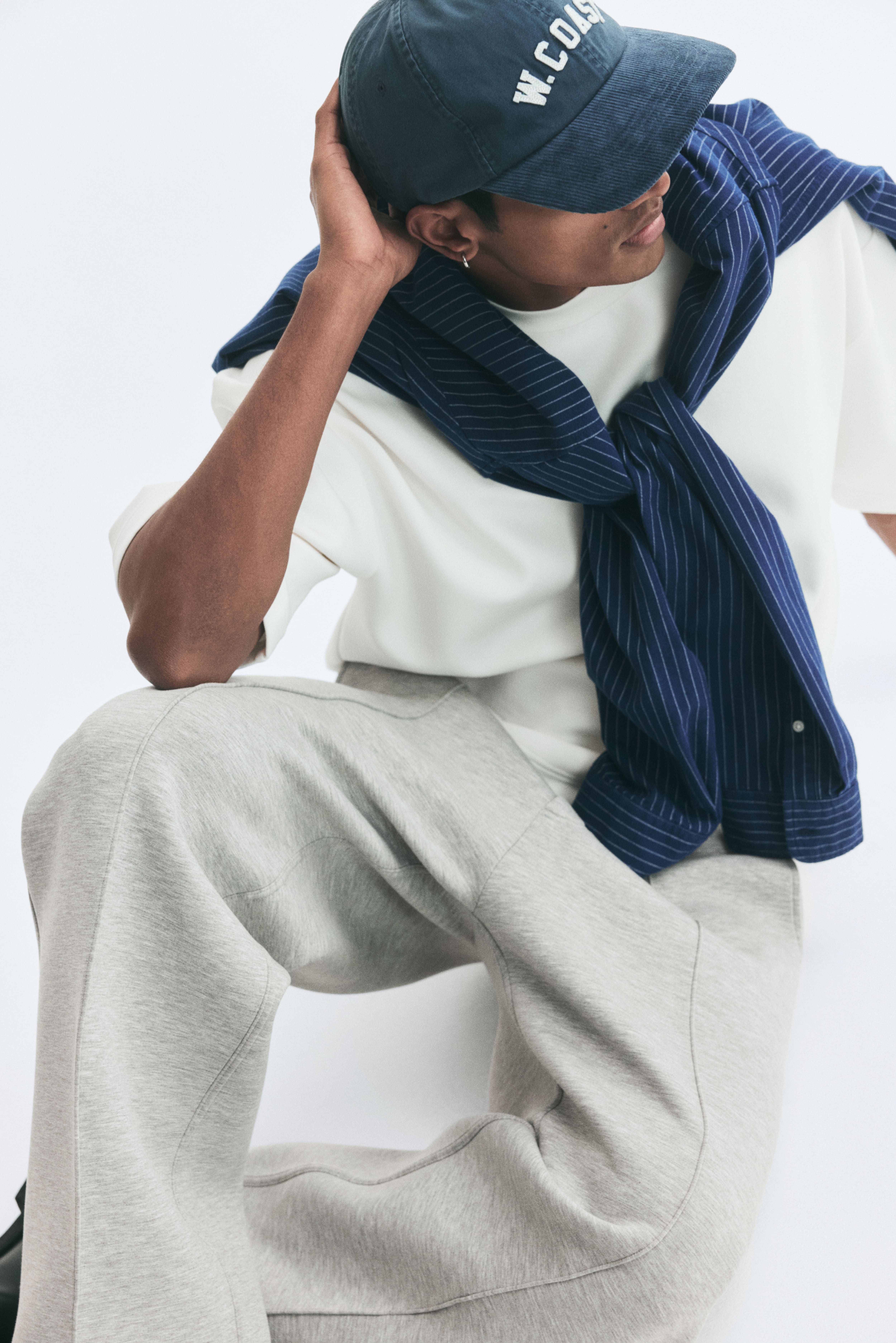 Relaxed-Fit Tailored-Look Joggers
