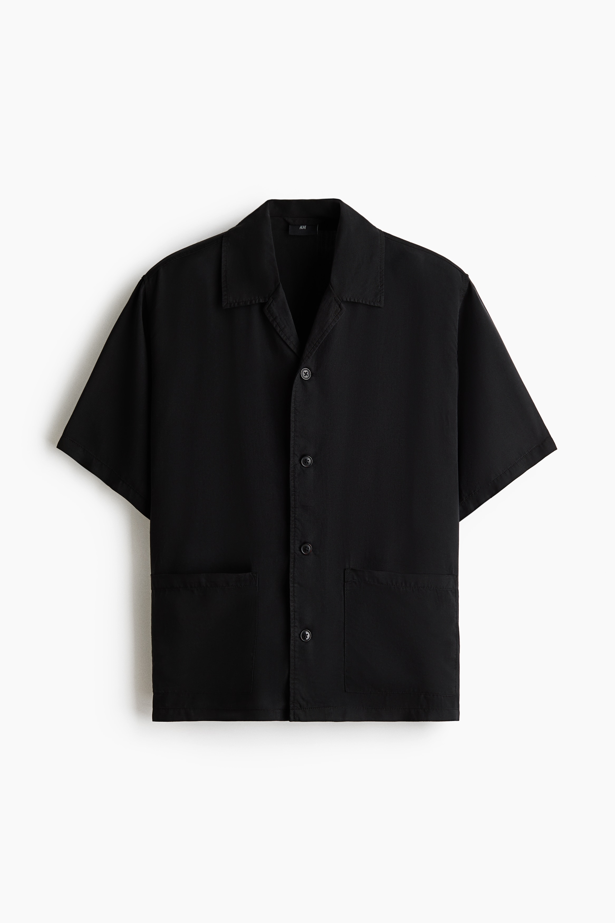 h and m black dress shirt H & M Button Up Dress Shirt Navy/Black Men's Size Medium Slim Fit