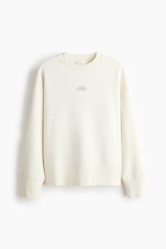 Женские худи H&M Printed Sweatshirt