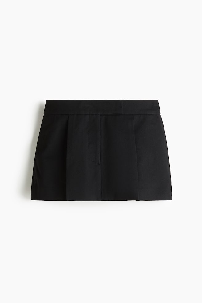 Minifalda pantalón sastre - Negro/Beige/Verde aceituna/Gris/Marrón oscuro - 1