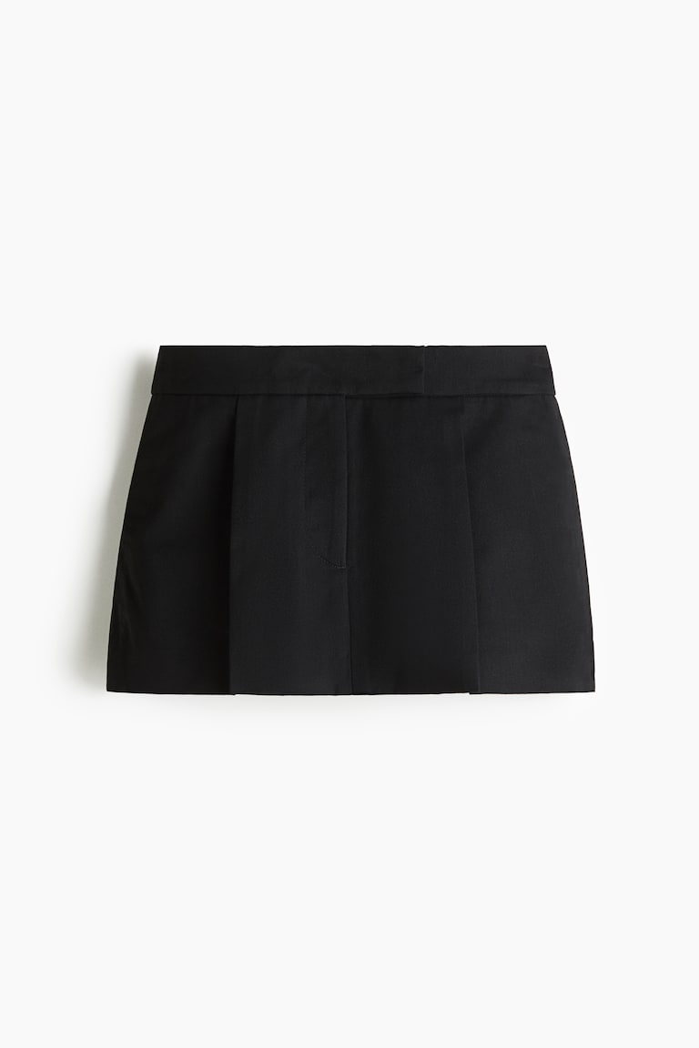 Mini suknja-šorts elegantnog kroja