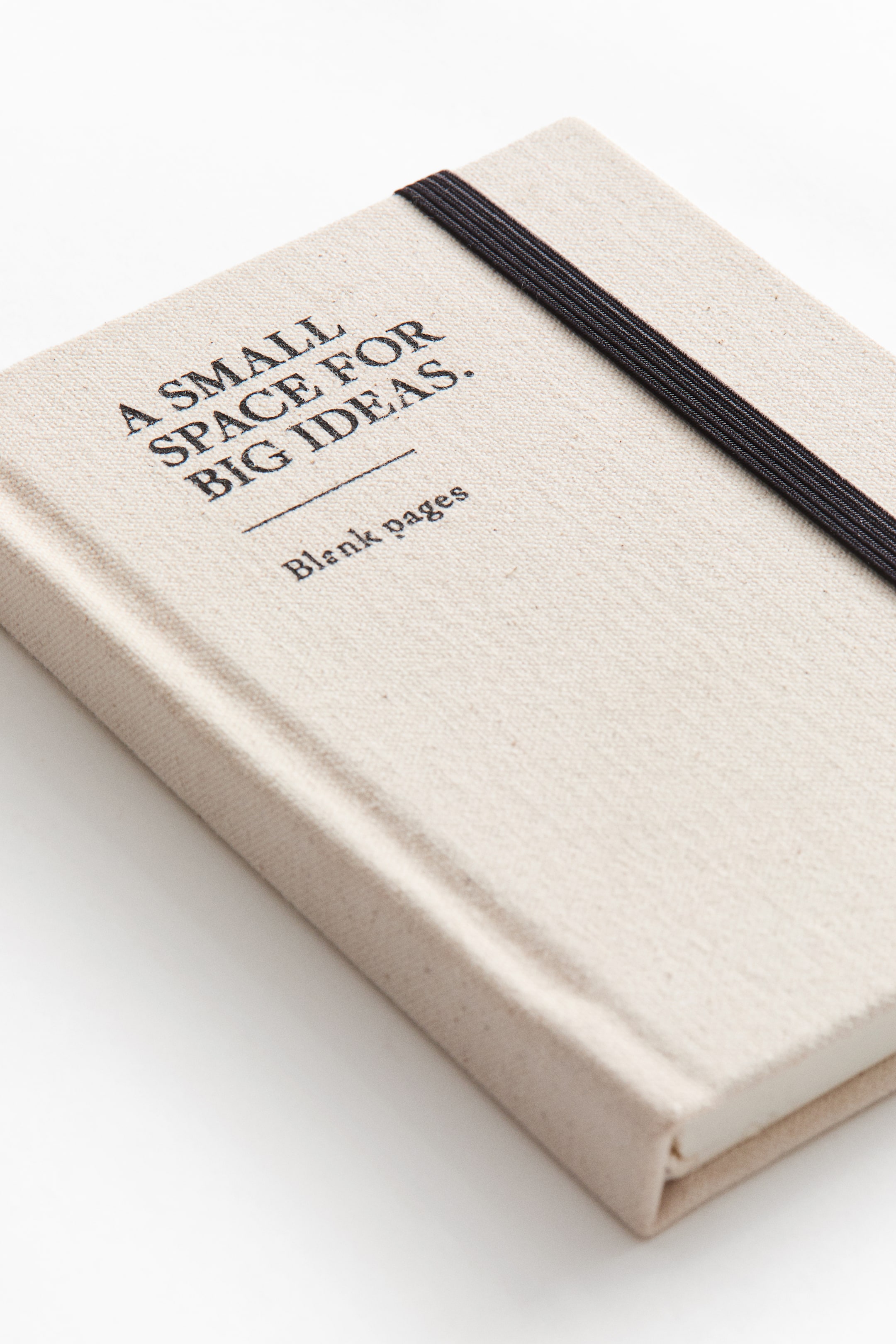 Small Cotton-Covered Notebook