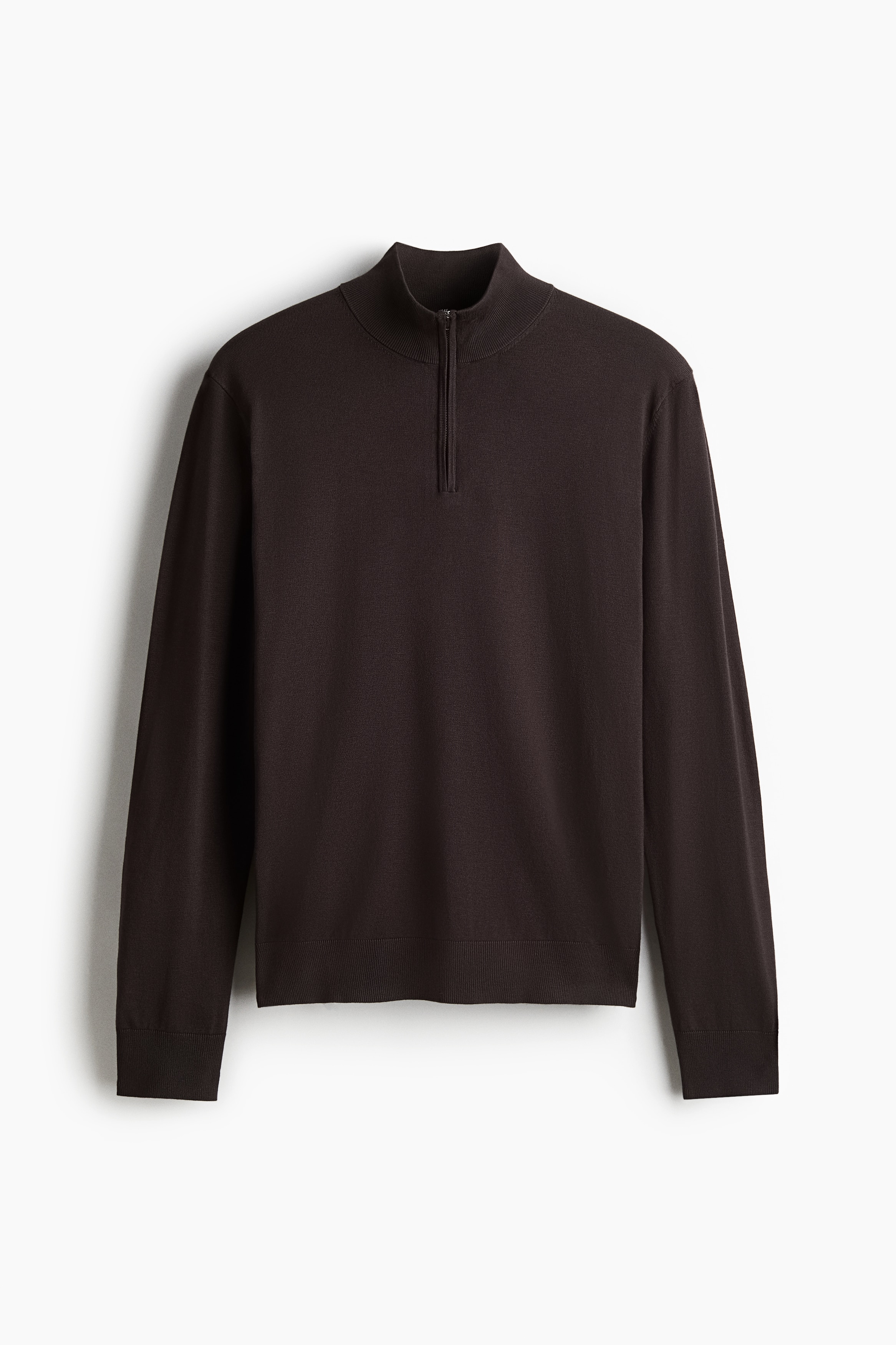 m_hm☆ Regular-Fit Half-Zip Sweater - Navy blue - Men | H&M US