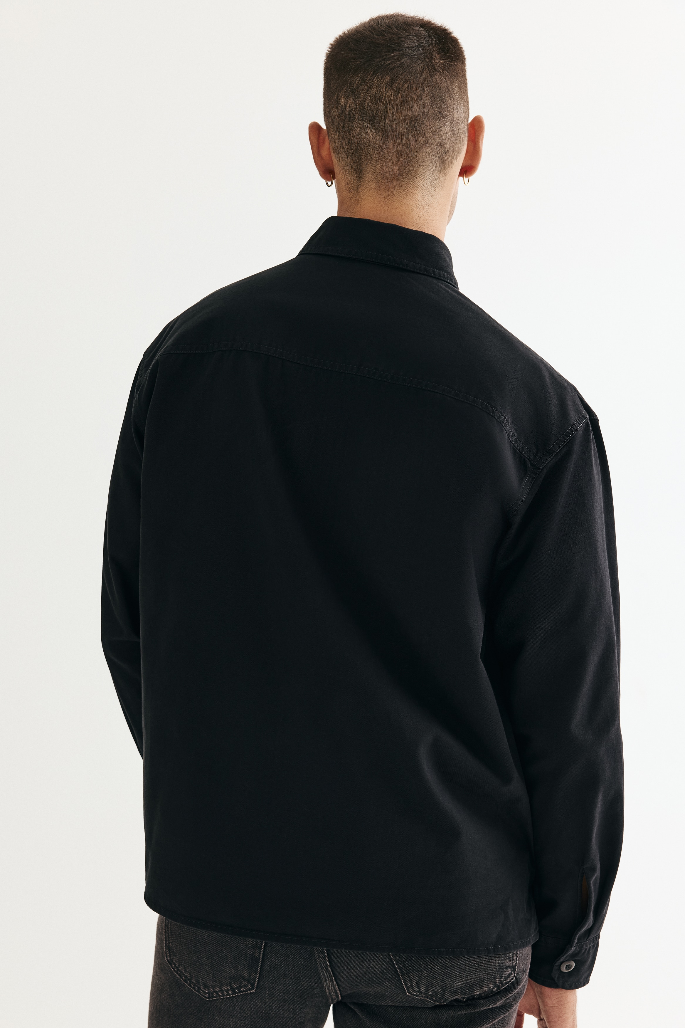Relaxed Fit Twill overshirt