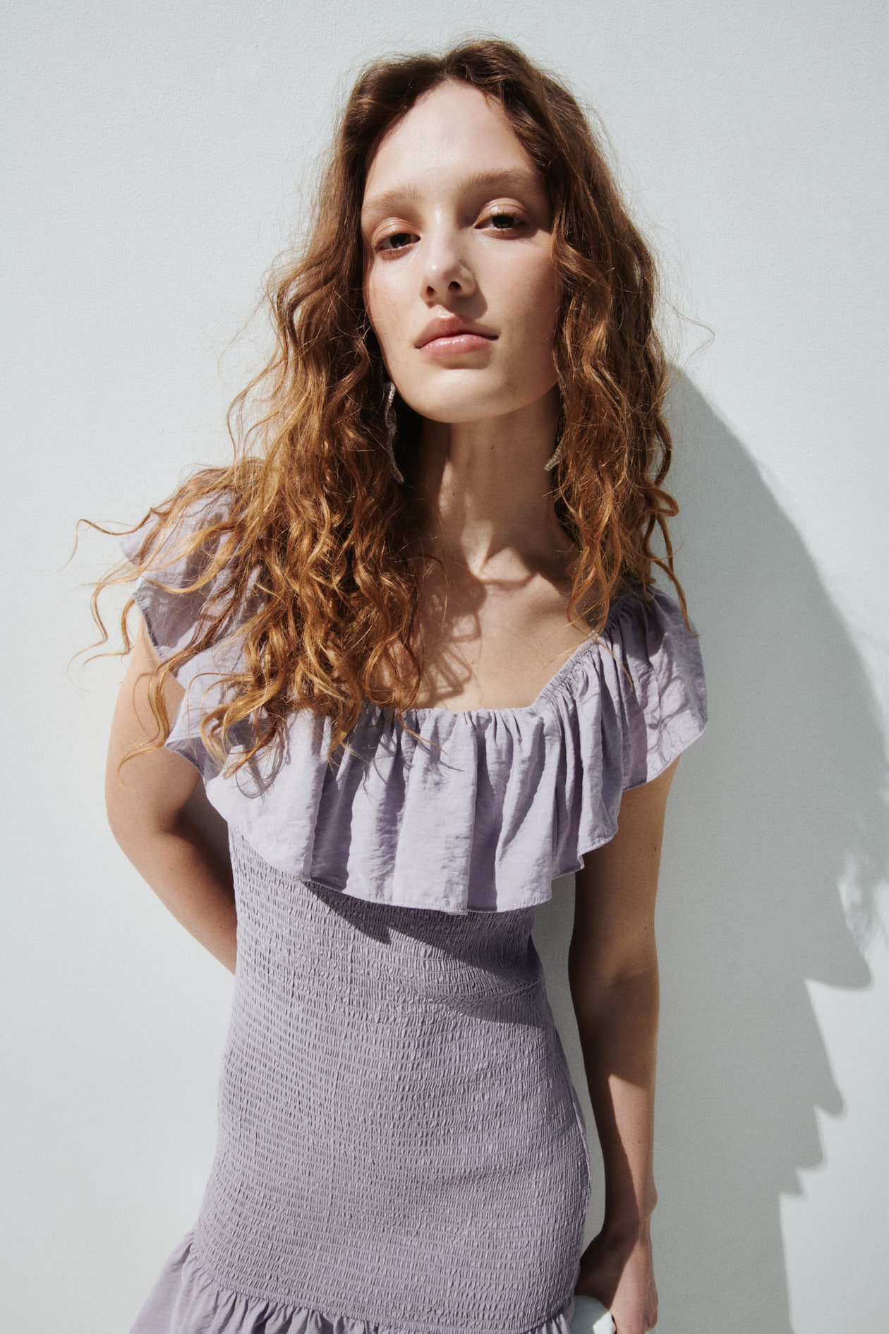 Flounced Off-the-Shoulder Dress - image 4