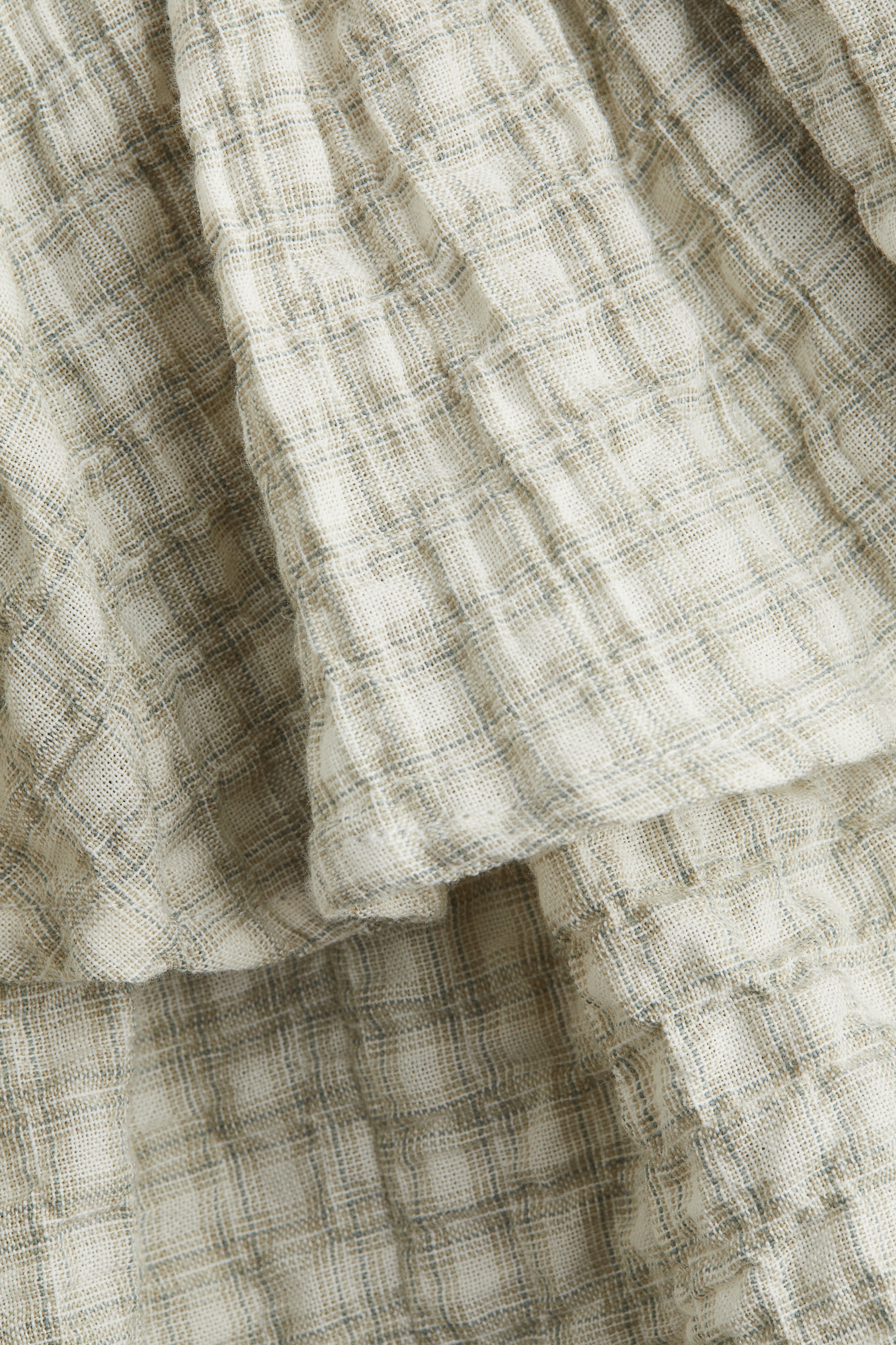 Tiered drawstring skirt