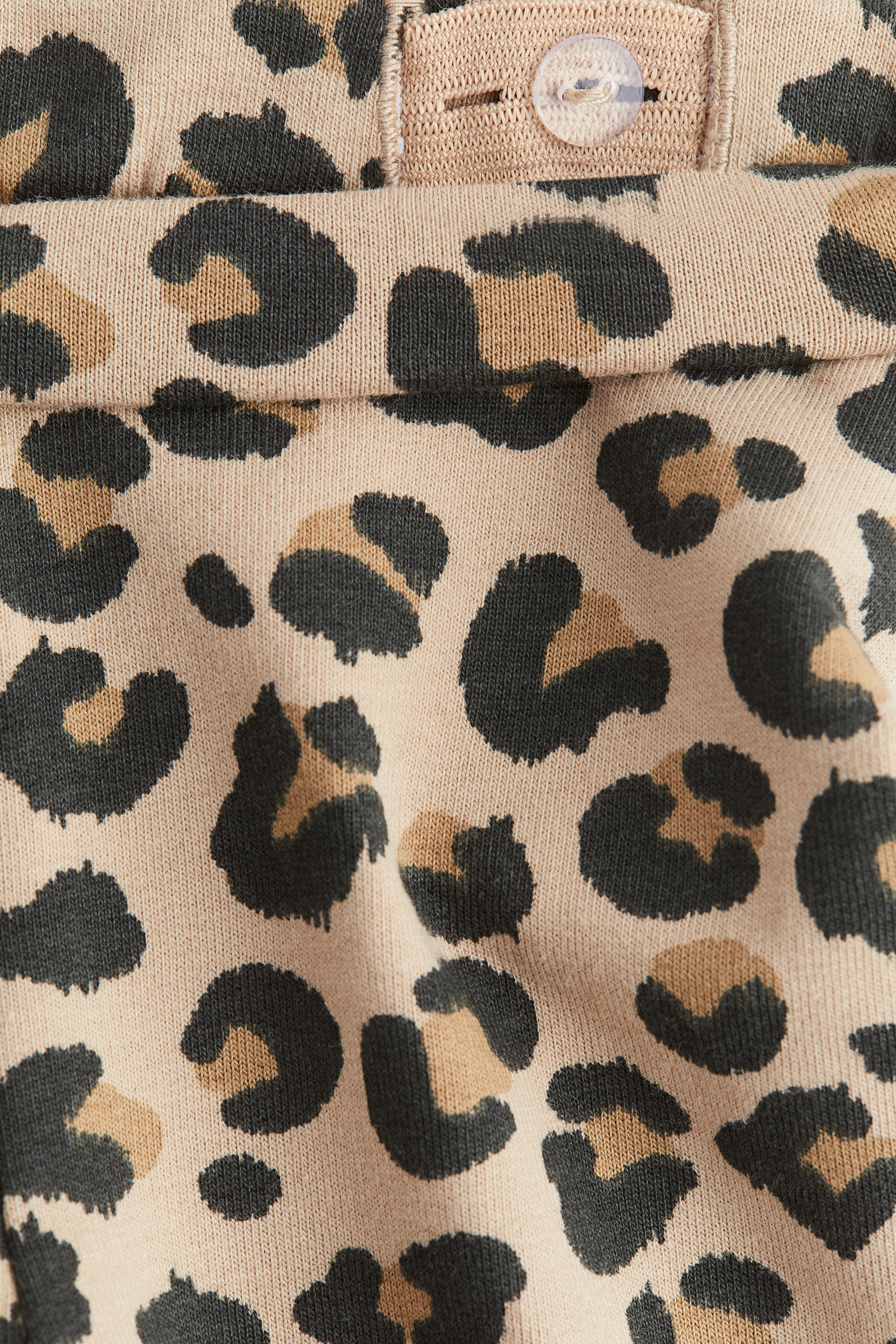 プリント裏起毛レギンス - ベージュ／レオパードプリント - Kids | H&M JP