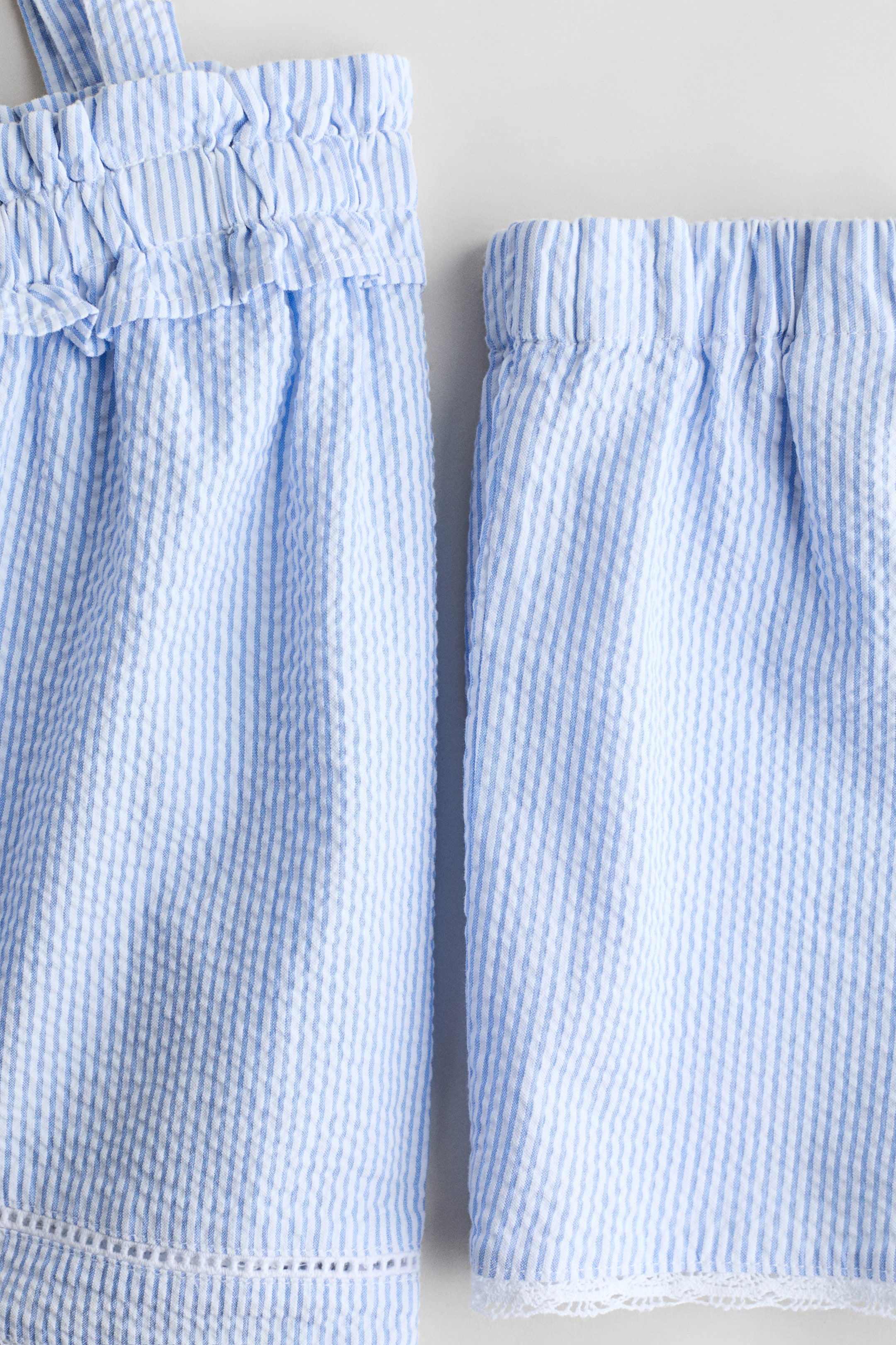 2-Piece Cotton Seersucker Set