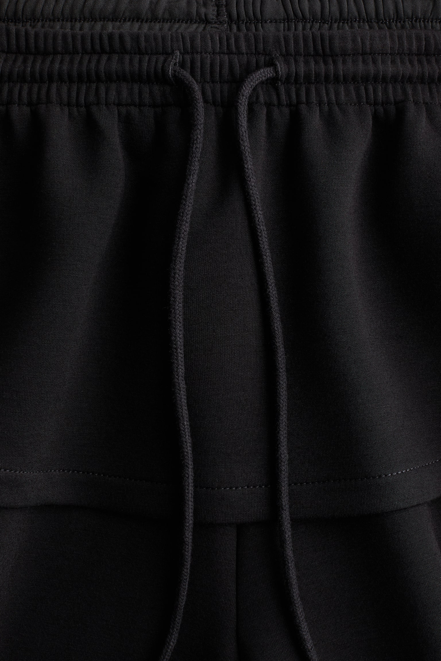 Kalhoty z materiálu scuba s vrchní sukní - Černá - 5