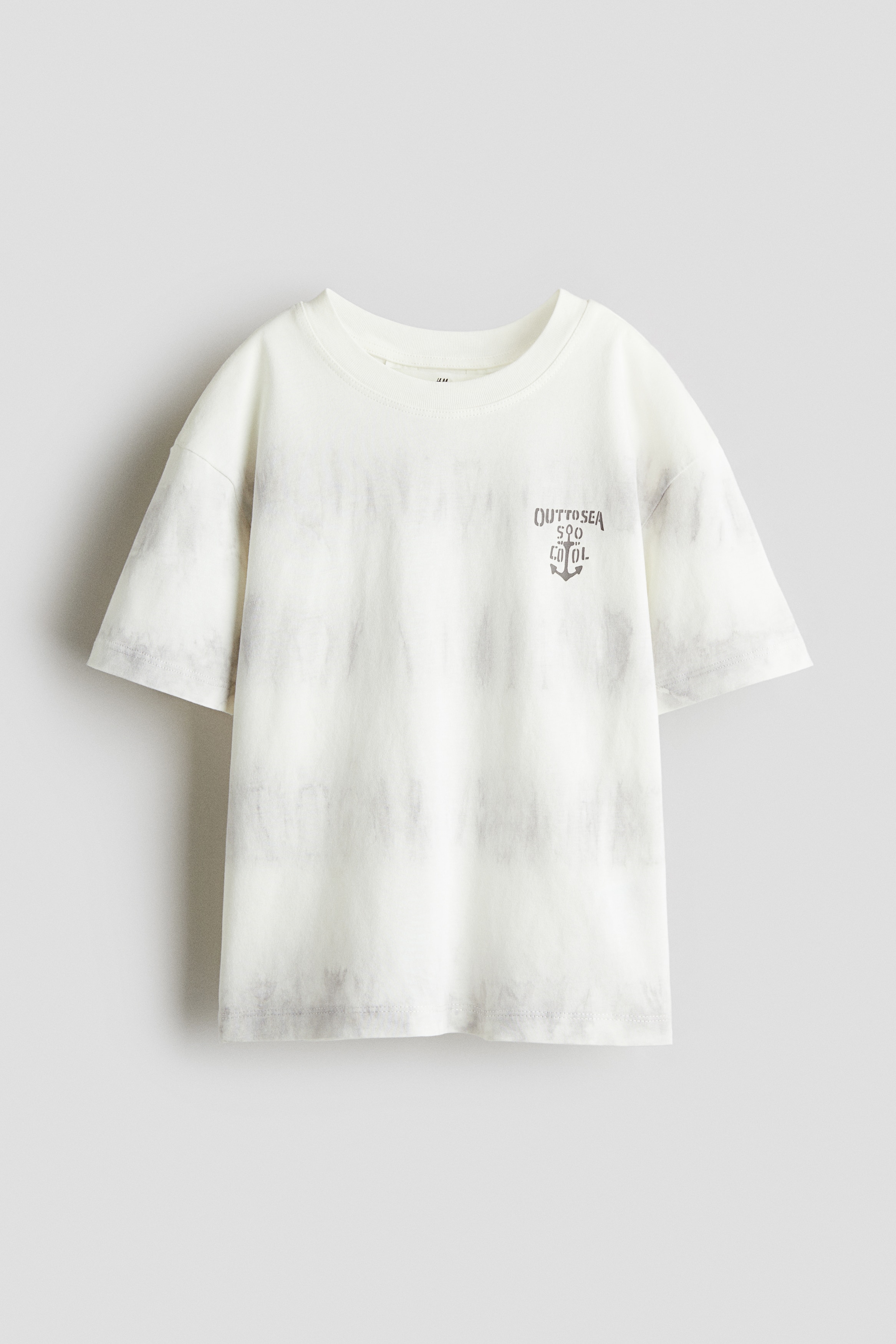 Printed cotton T-shirt - White/Tie-dye/Light blue/Wild Wave/Blue/Wild Wave