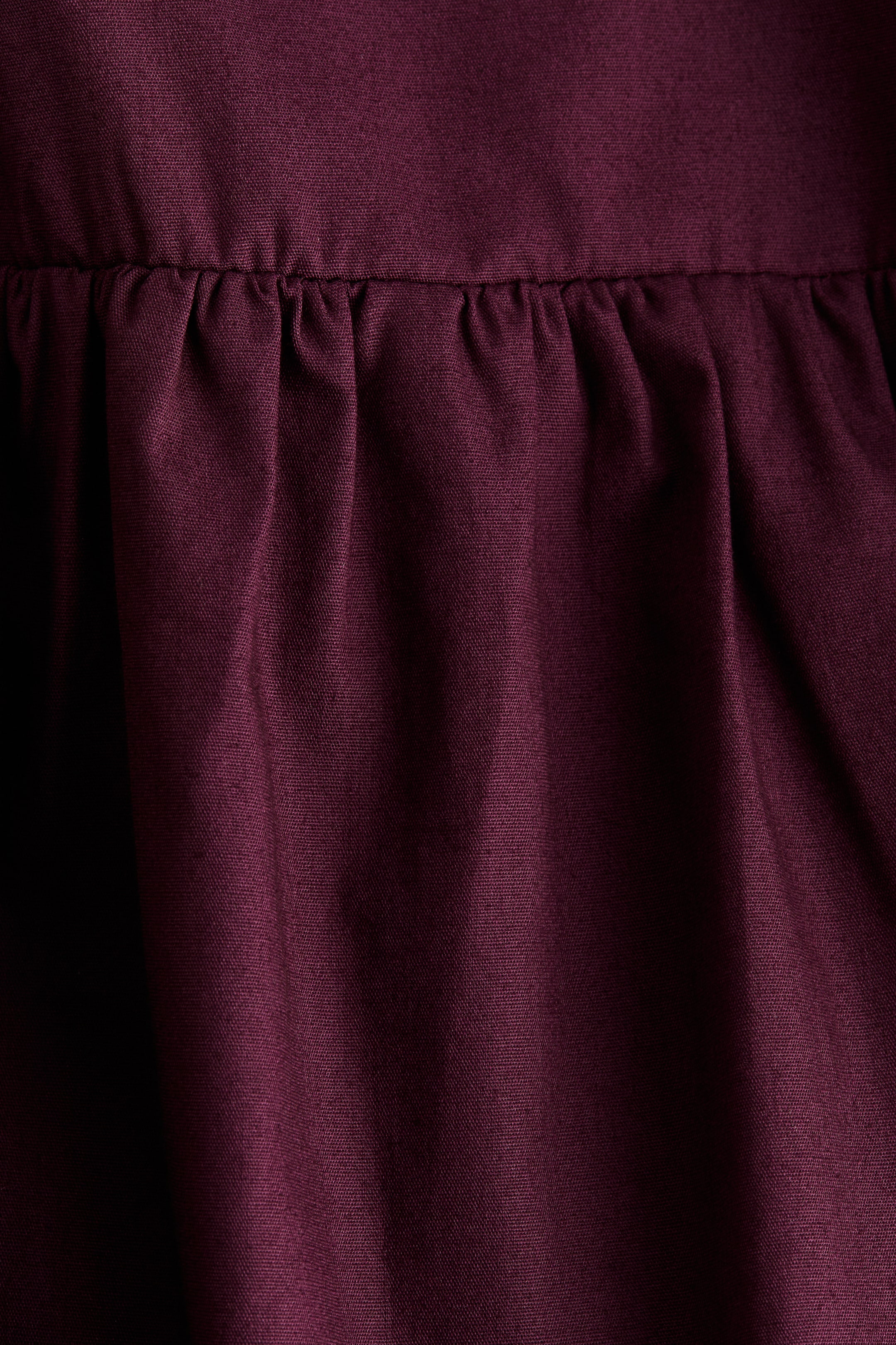 View larger image: Bubble-Hem Dress - Burgundy - Ladies | H&M PH 5