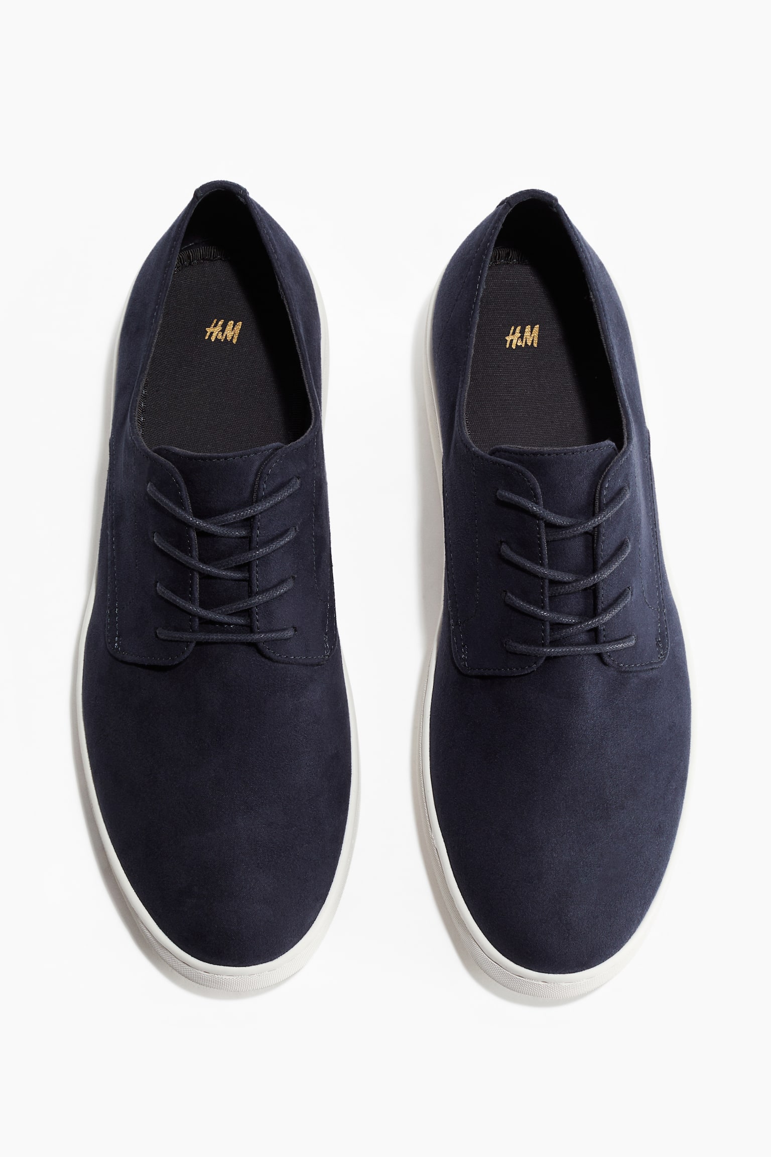 Derby shoes - Navy blue/Dark beige - 3