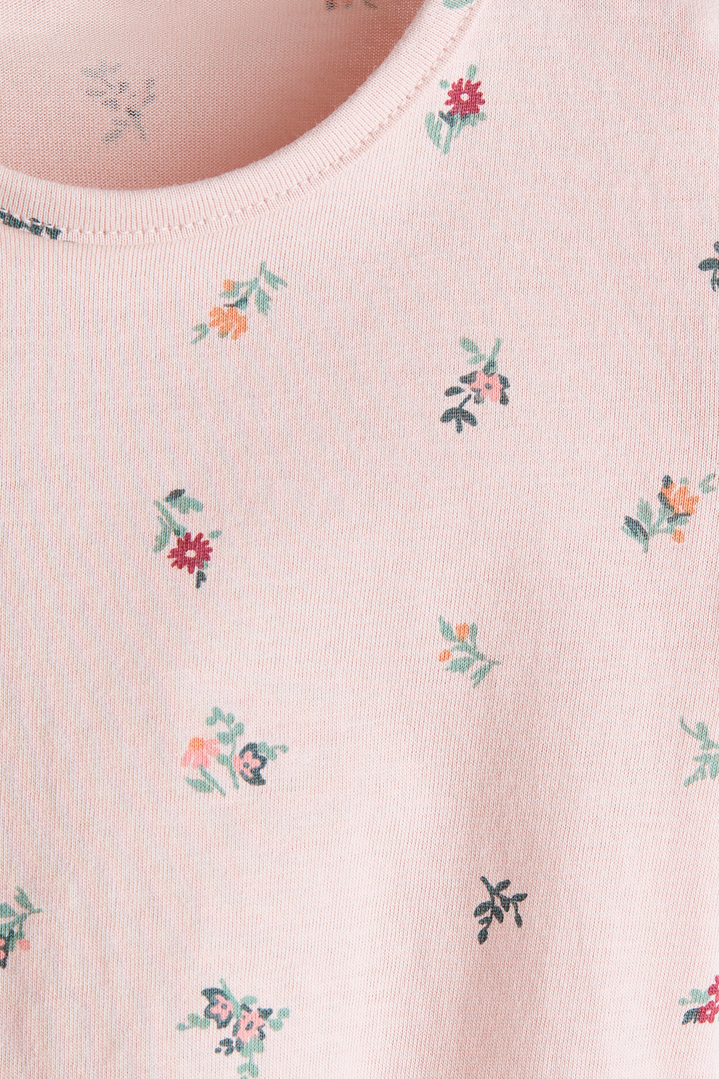 Light pink/cherries Printed Cotton Top for kids | H&M US