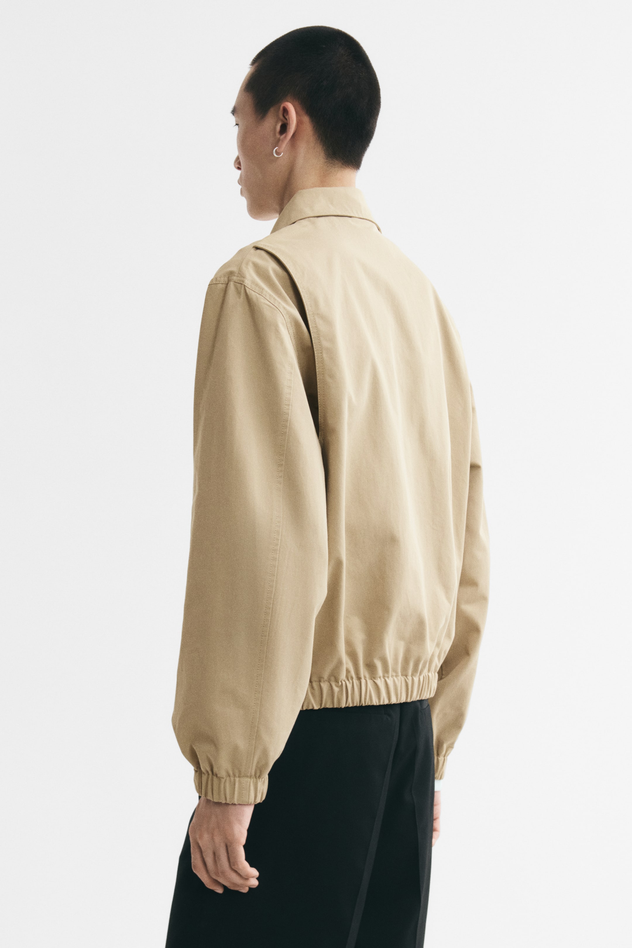 Мужские куртки H&M Cotton Jacket with Collar — фото 6
