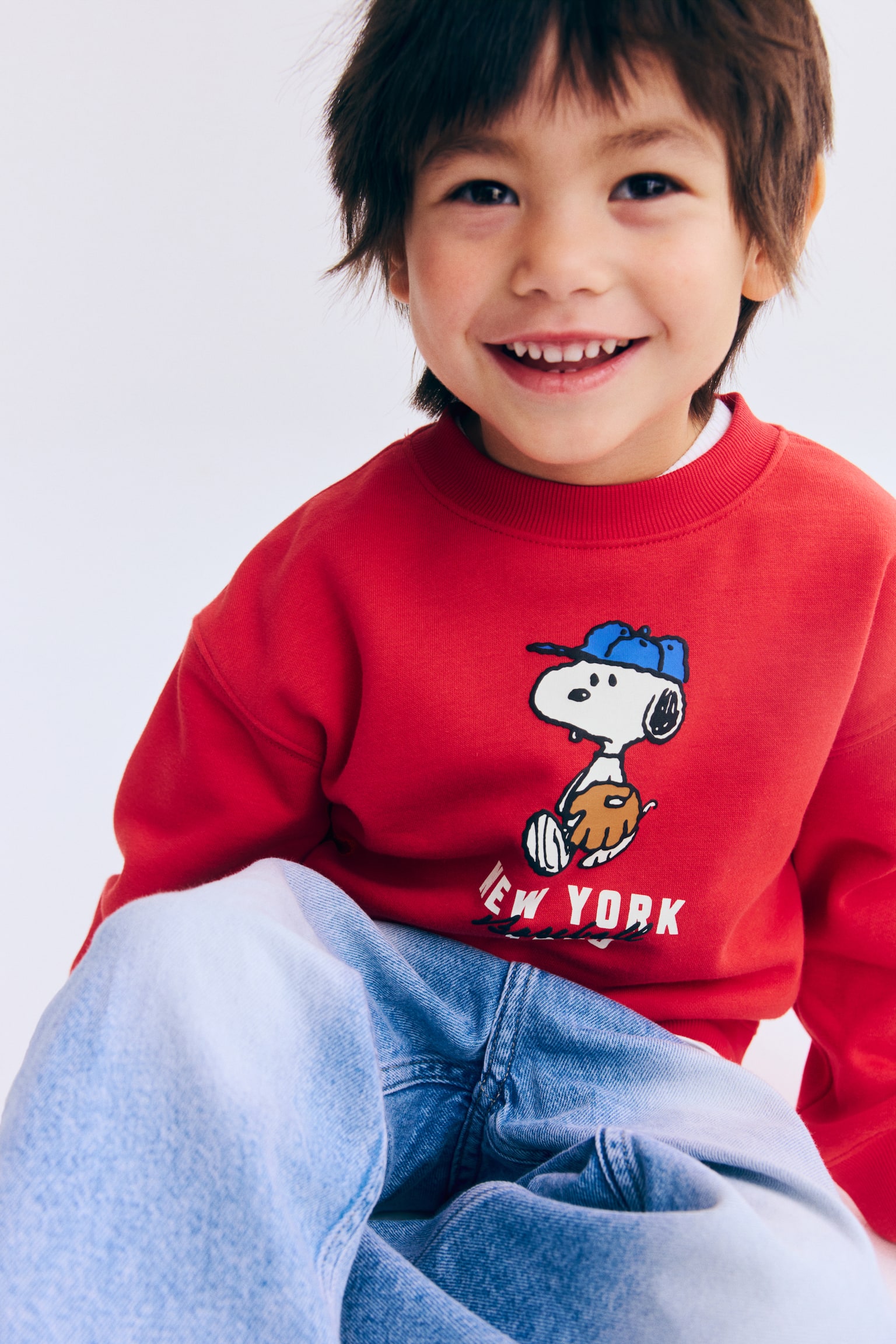 Printed sweatshirt - Red/Snoopy/Light green/Minecraft/Dark grey/Jurassic World/Blue/Mickey Mouse/White/Marvel Comics/Cream/TMNT/Blue/Bluey/White/Minecraft/Navy blue/Pokémon/White/DC Comics/Beige/Marvel Comics - 3