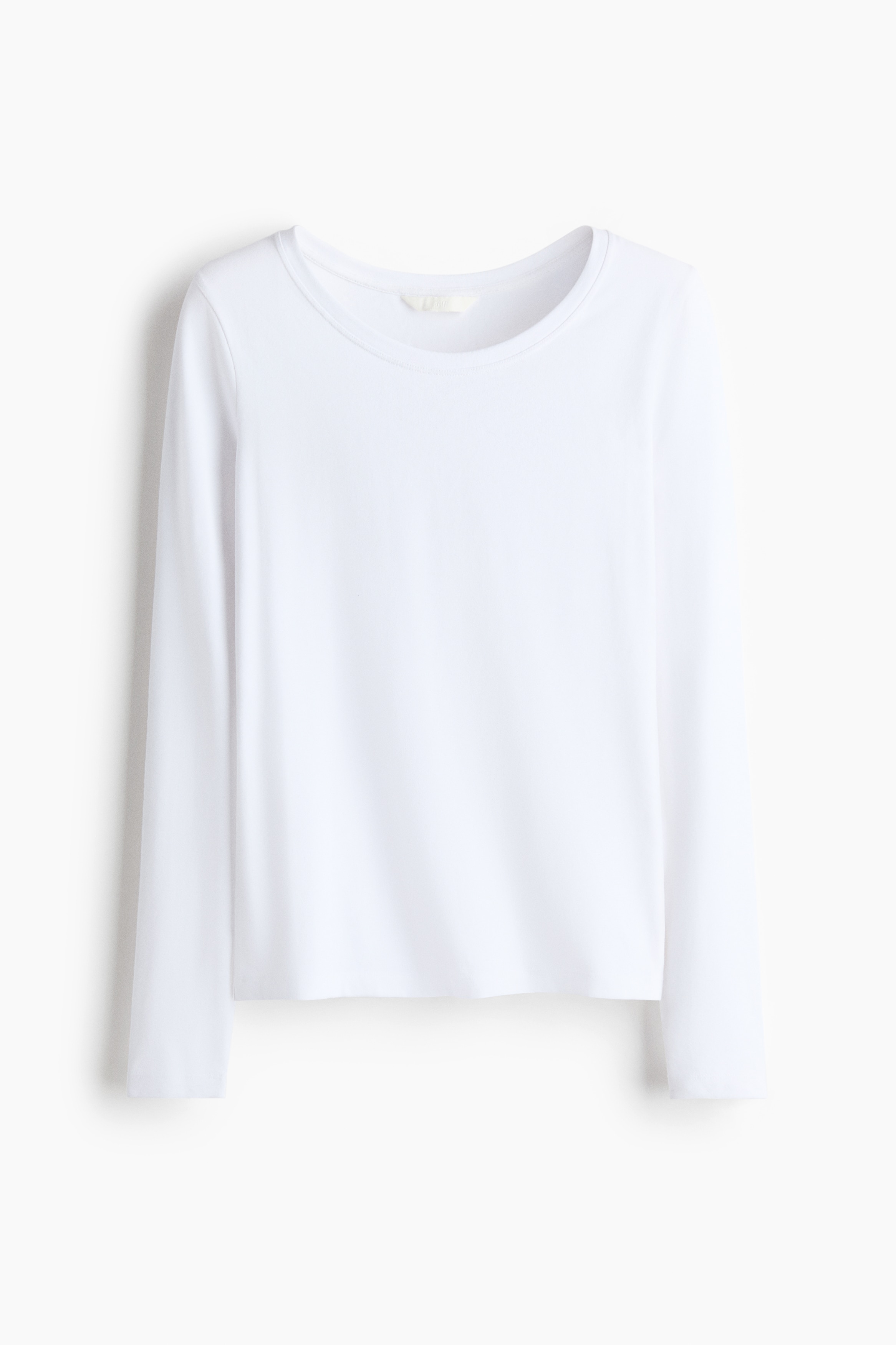 Top ajusté en coton - Blanc/Noir/Gris chiné