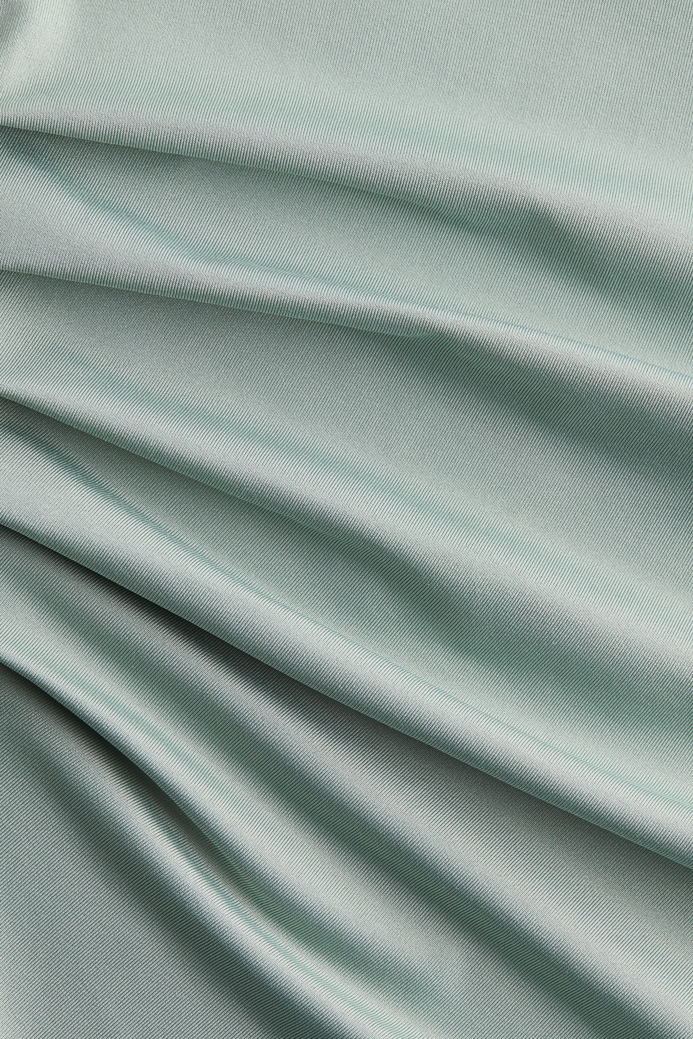 Draped one-shoulder top