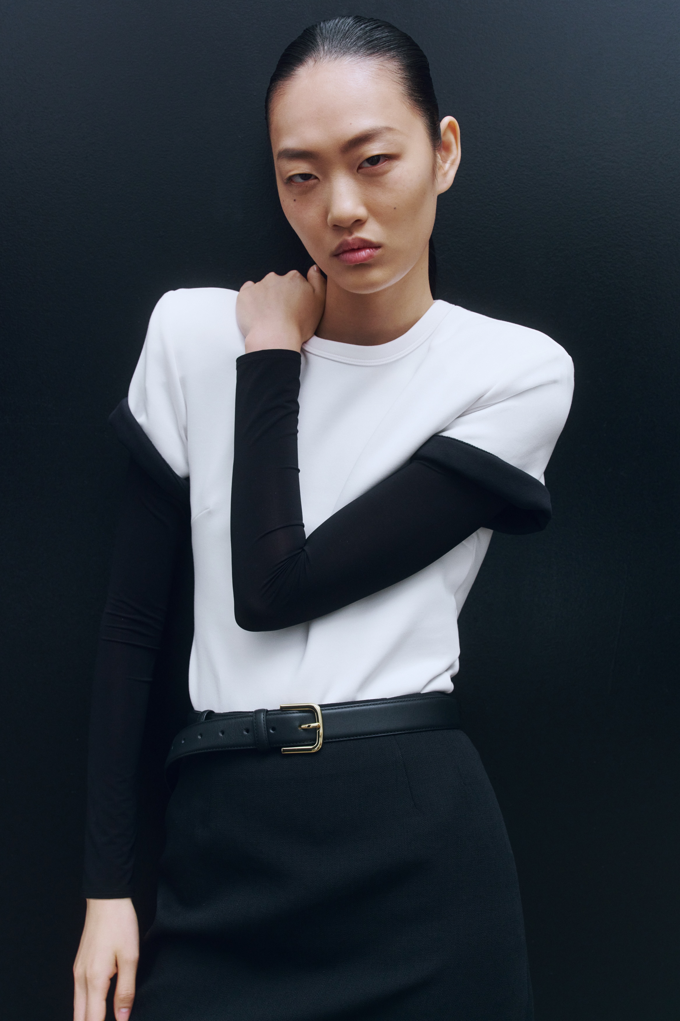  WARDROBE.NYC ショルダーパッドボディスーツ ショルダーパッドボディスーツ - ブラック - レディース | H&M JP