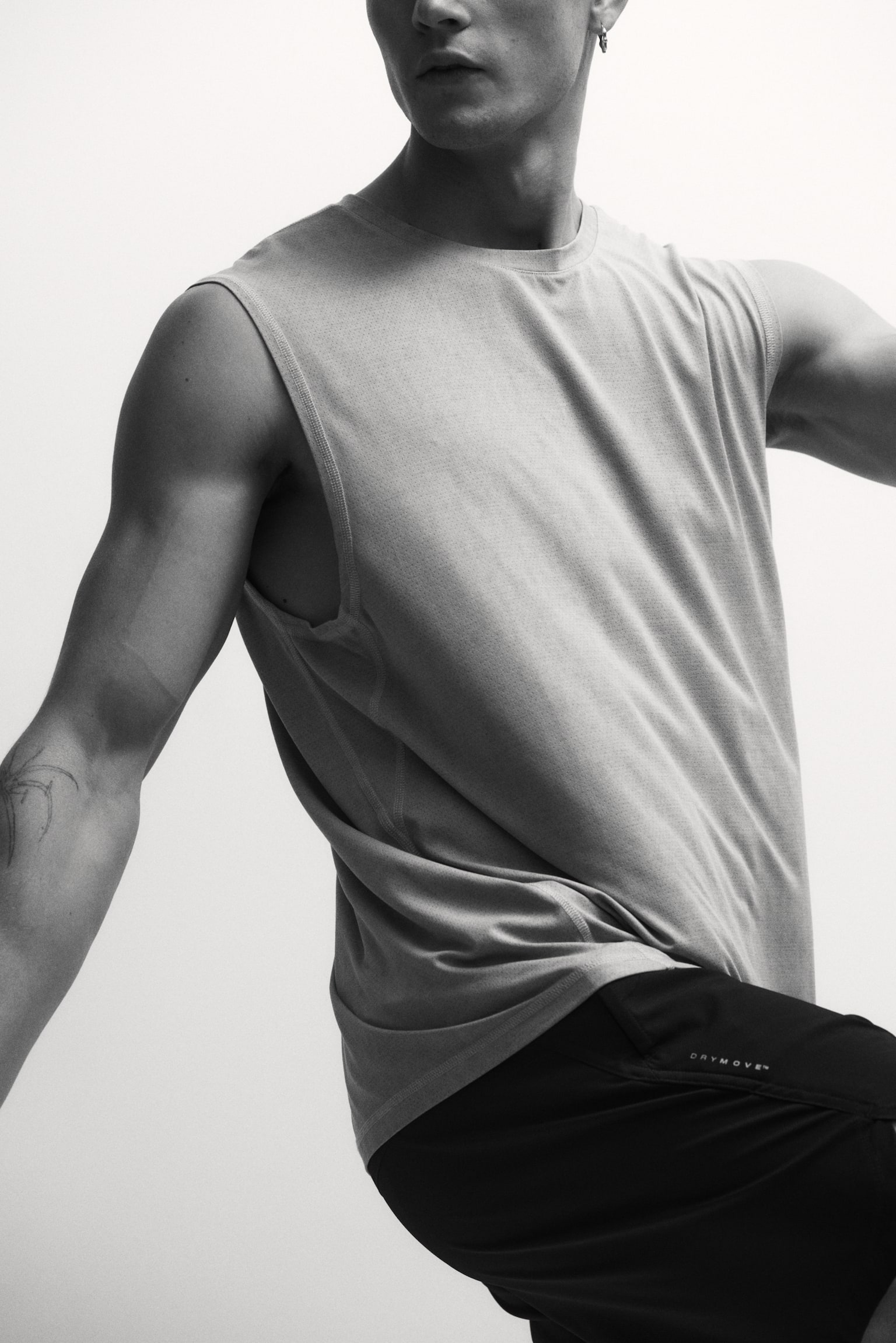 Regular Fit Sports vest top with DryMove™ - Beige/Dark grey/White/Dusty blue/Dusty teal - 6