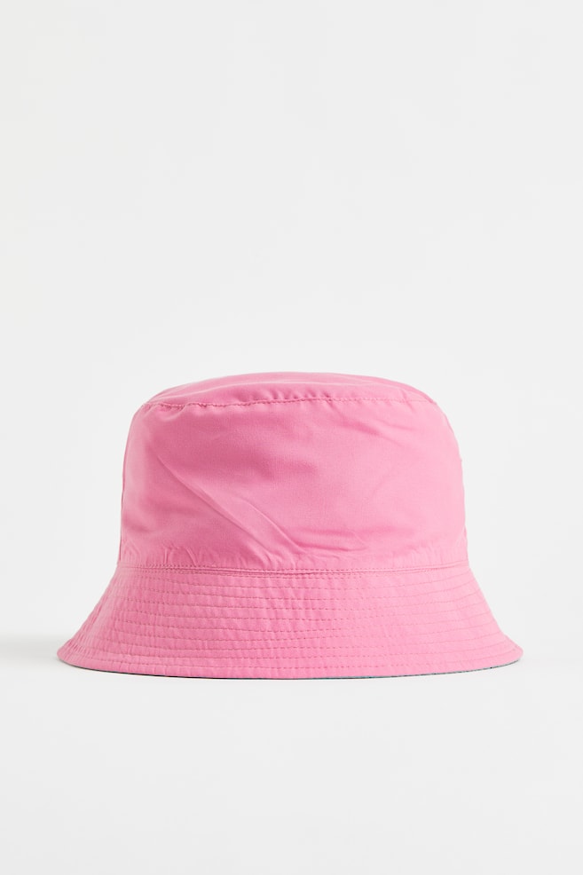 Reversible bucket hat - Light green/Pink - 2