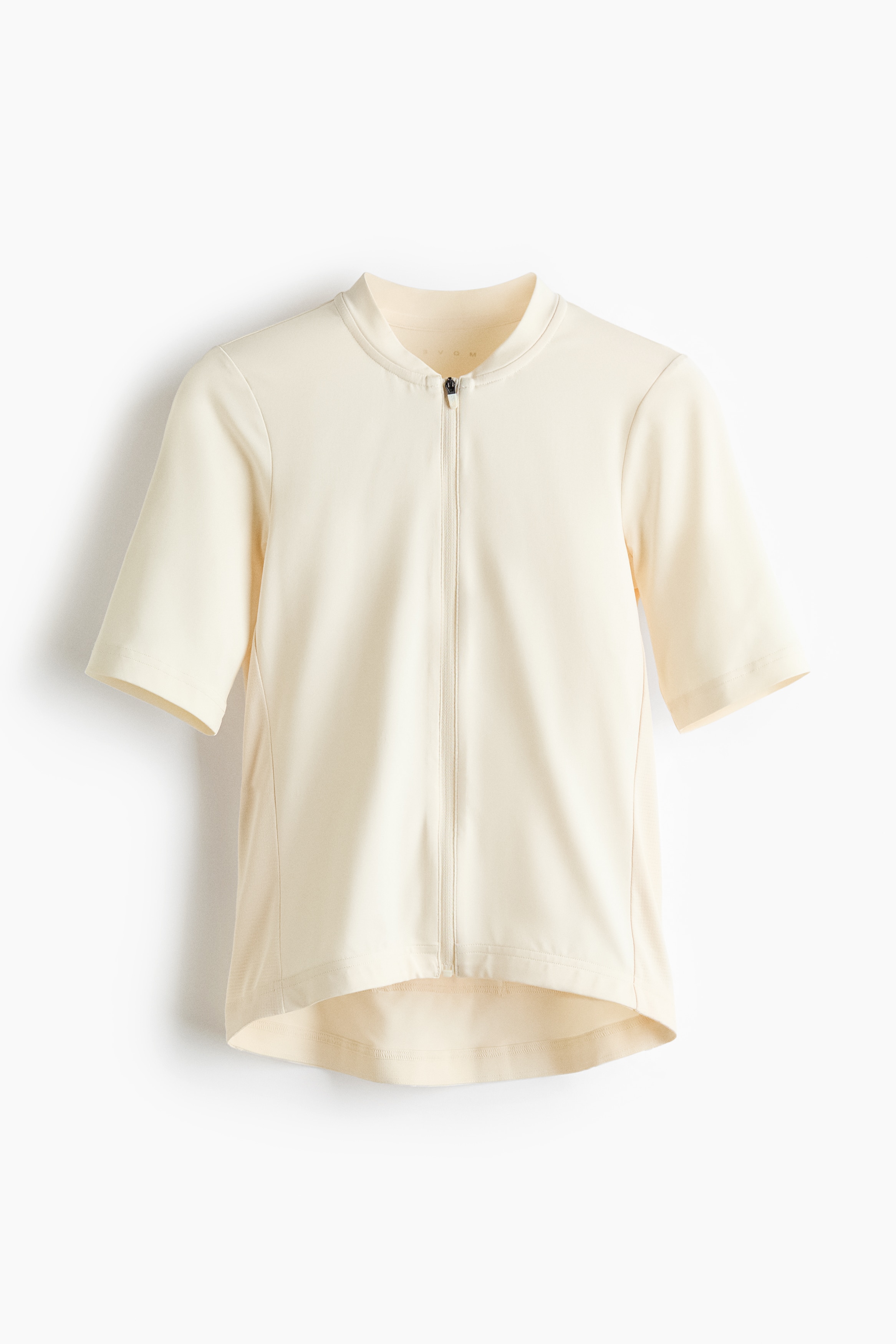 Fiets-T-shirt met DryMove™ - Roomwit/Lichtroze/No finish
