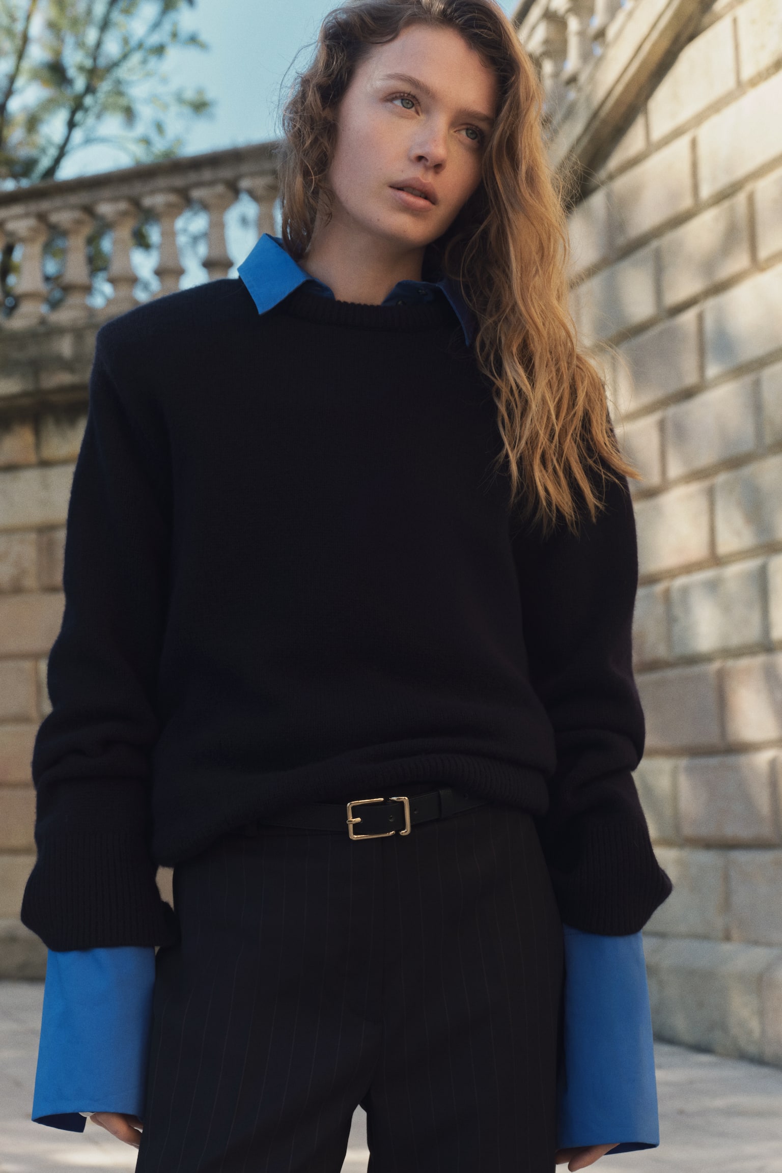 Cotton shirt - Blue - 1