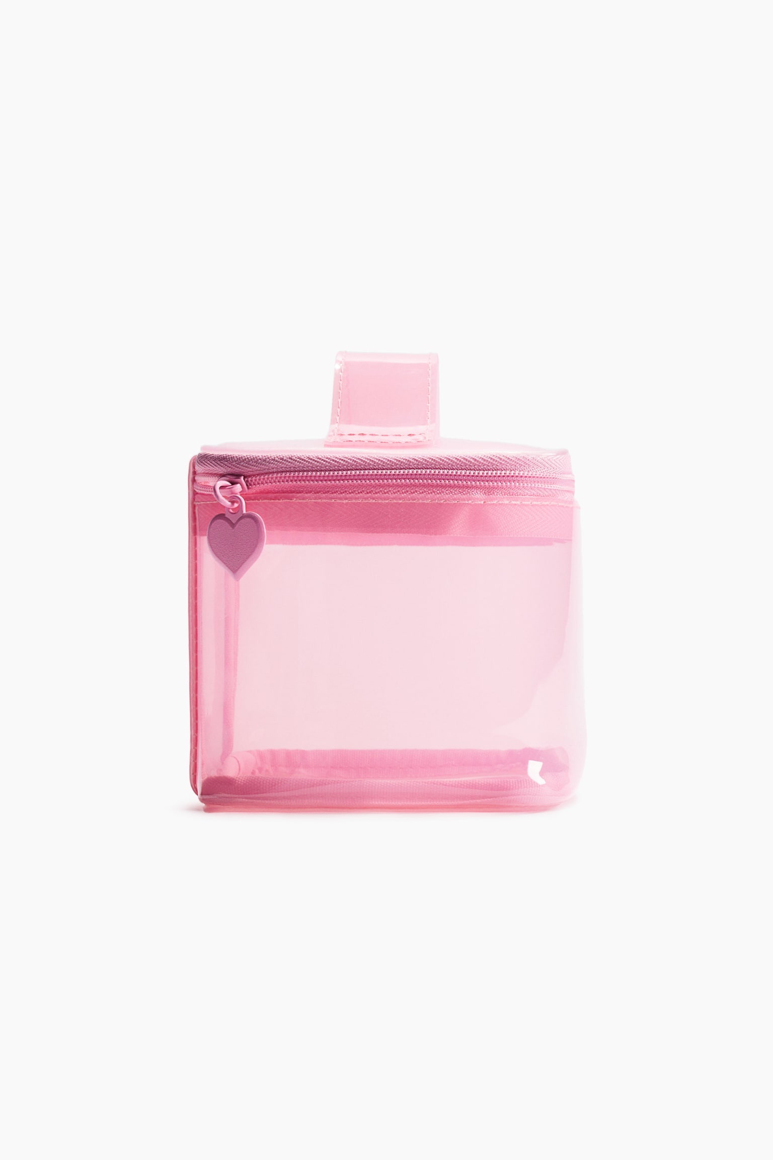 Boxy make-up bag - Pink/Pink/Holographic/Black/Hearts - 2