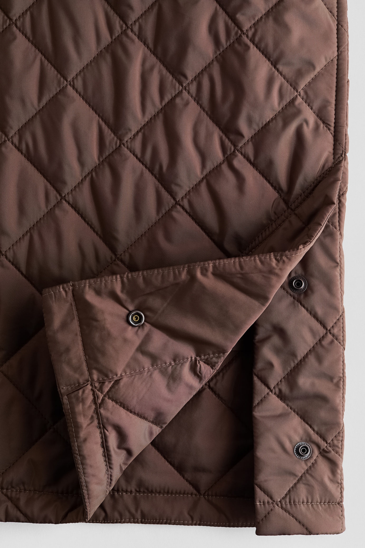 Quilted stable jacket - Brown - 6