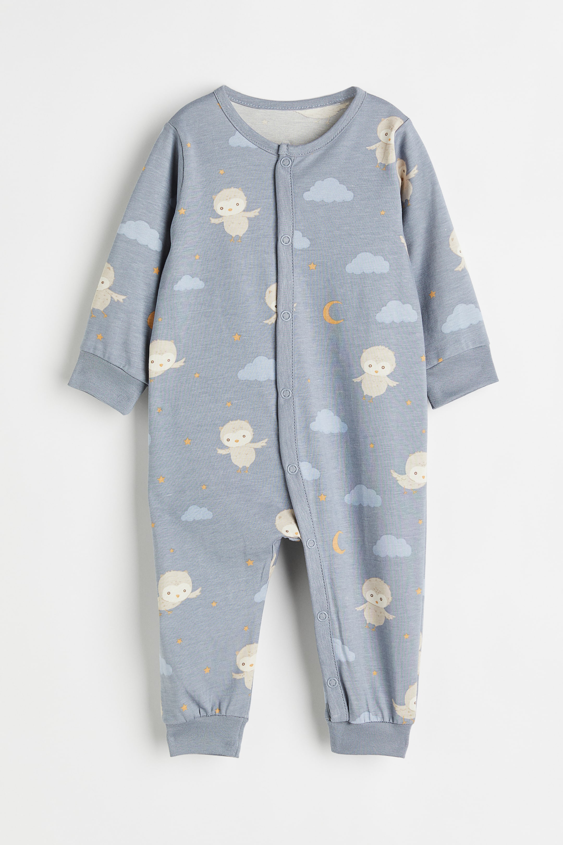 Agrandir l'image: Pyjama à motif - Bleu clair/chouettes - ENFANT | H&M FR 1