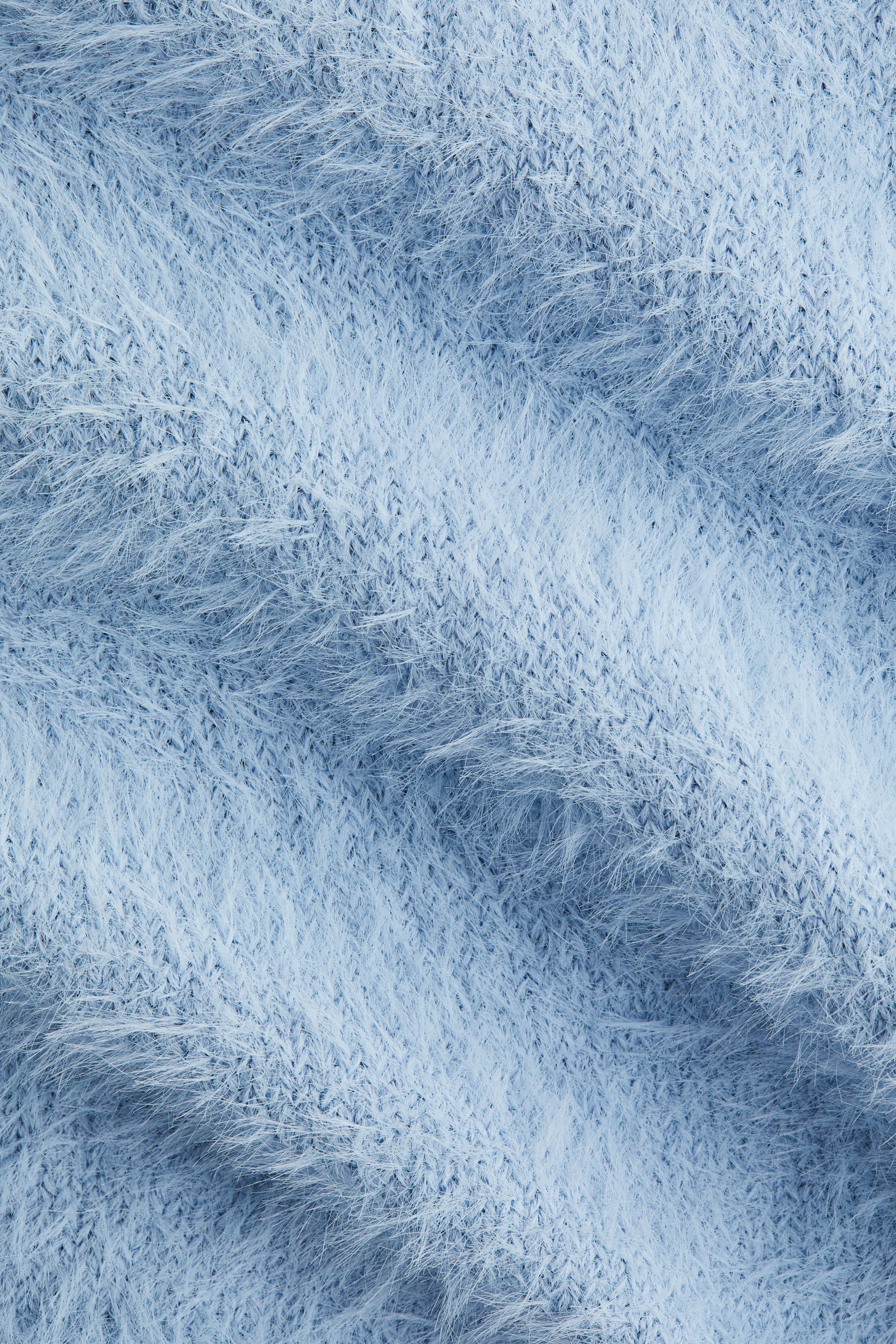Brushed Fine-Knit Sweater