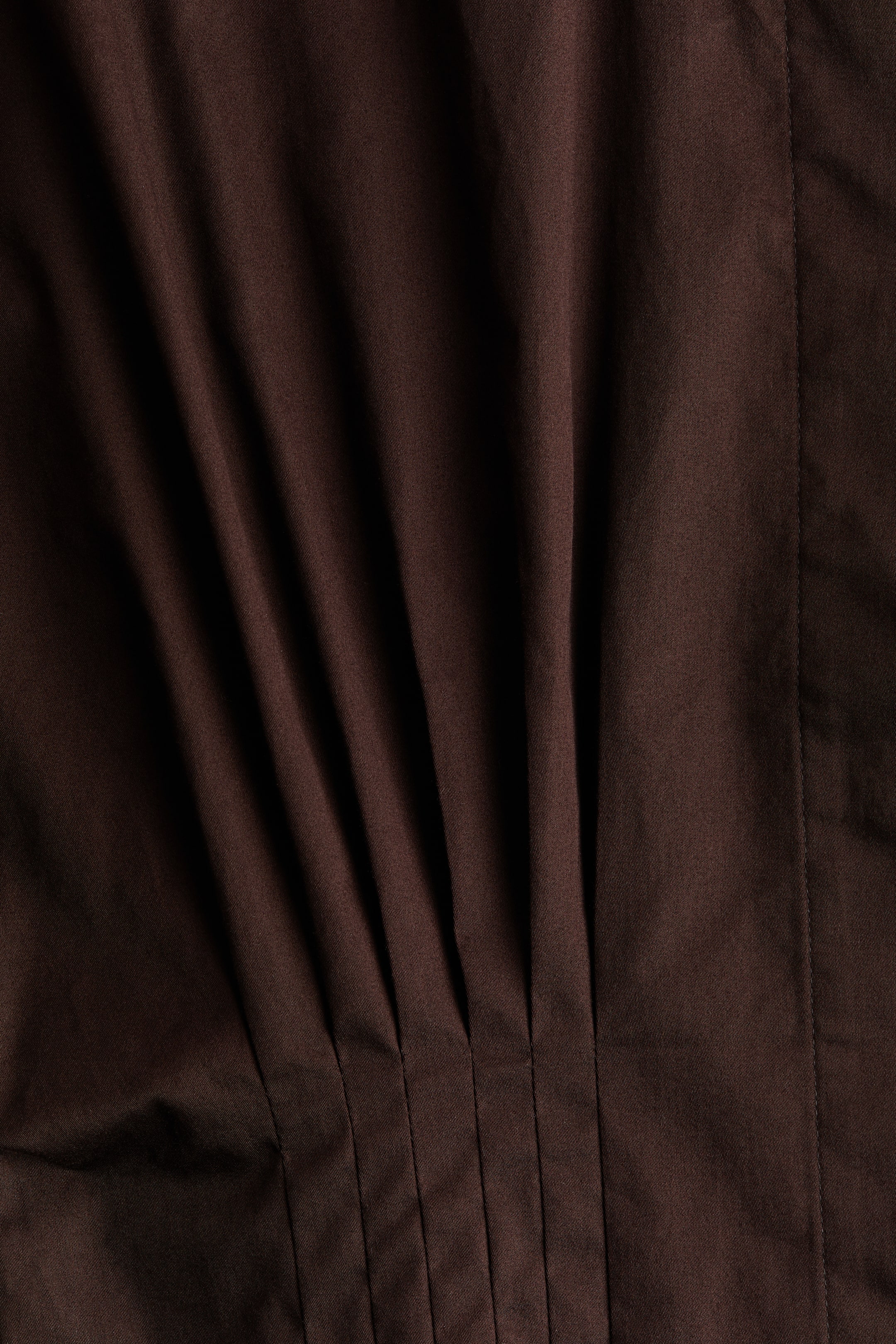 Tapered-Waist Cotton Blouse
