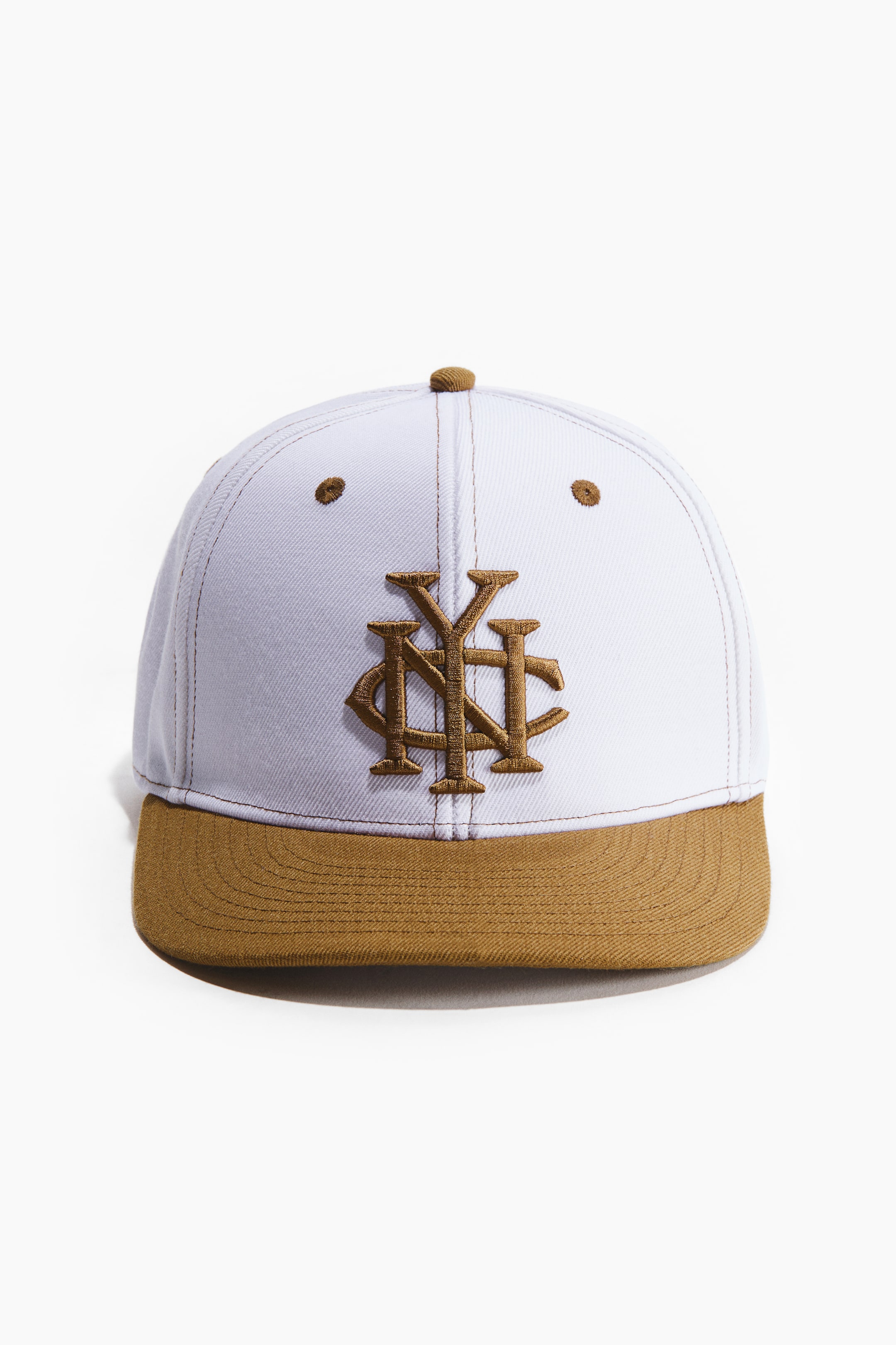 Ampliar la imagen: Embroidered-motif cap - Blanco/NYC - Men | H&M MX 1