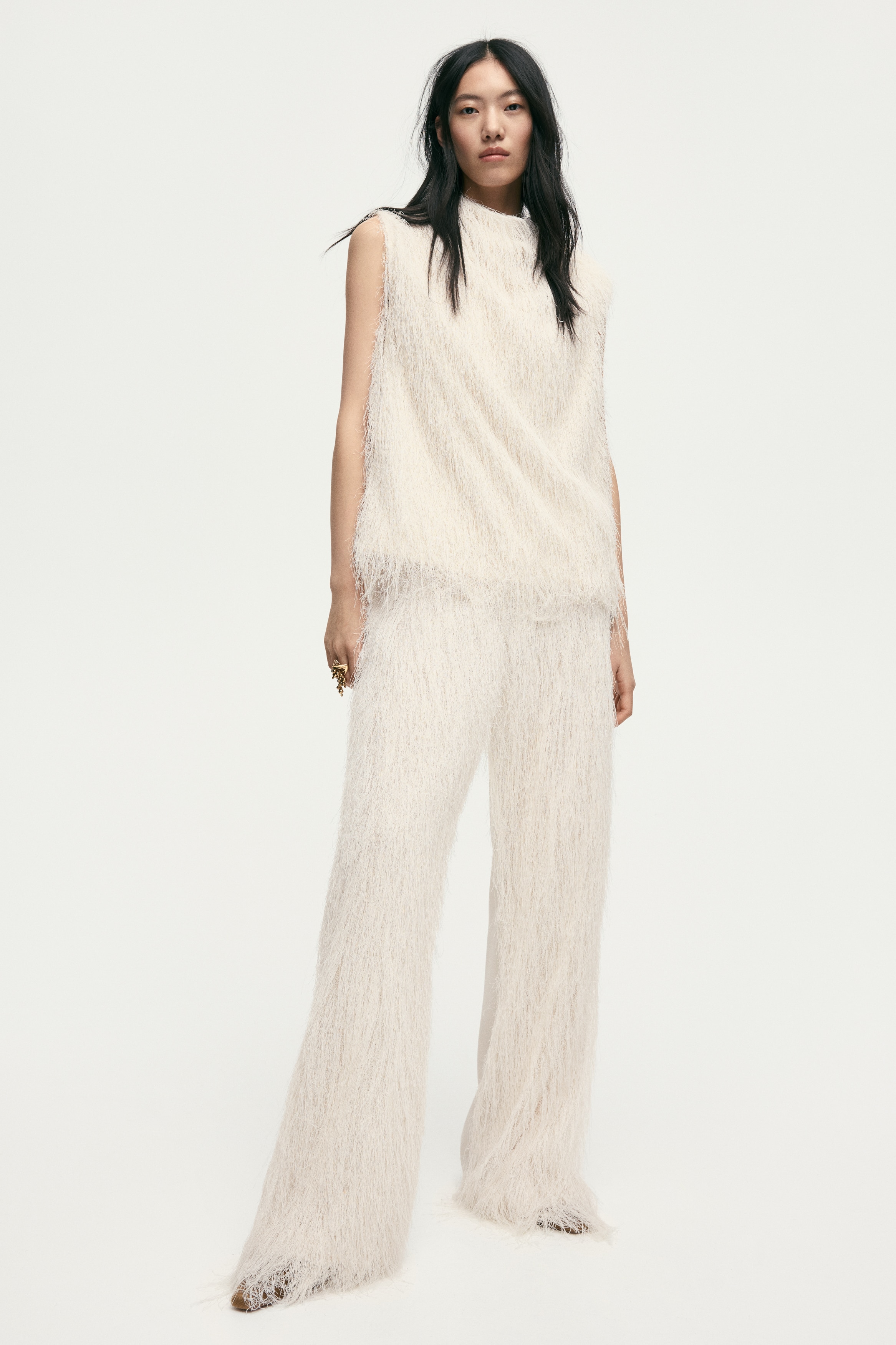 Fringed top