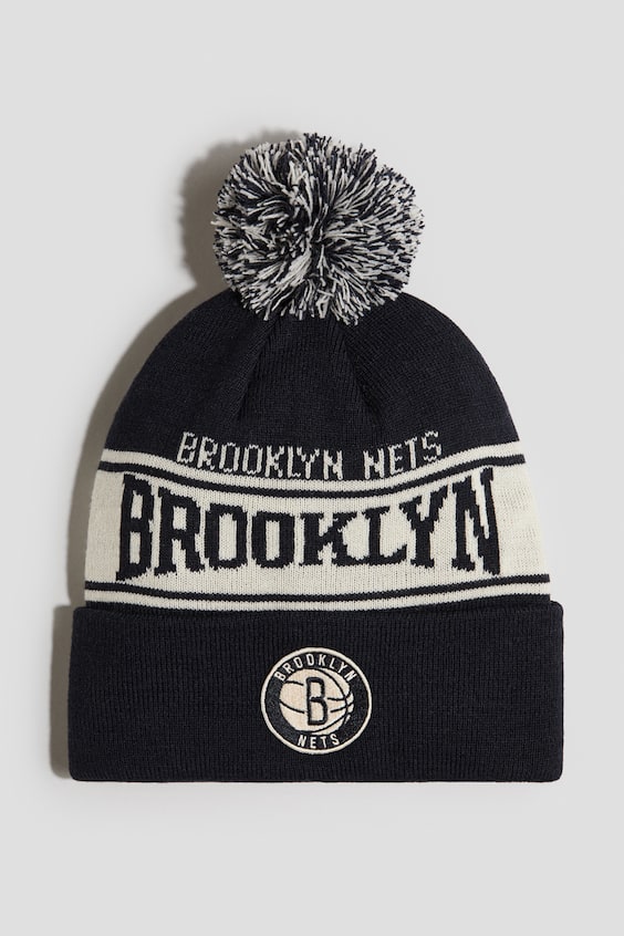 Детские шапки H&M Jacquard-Knit Pompom Beanie