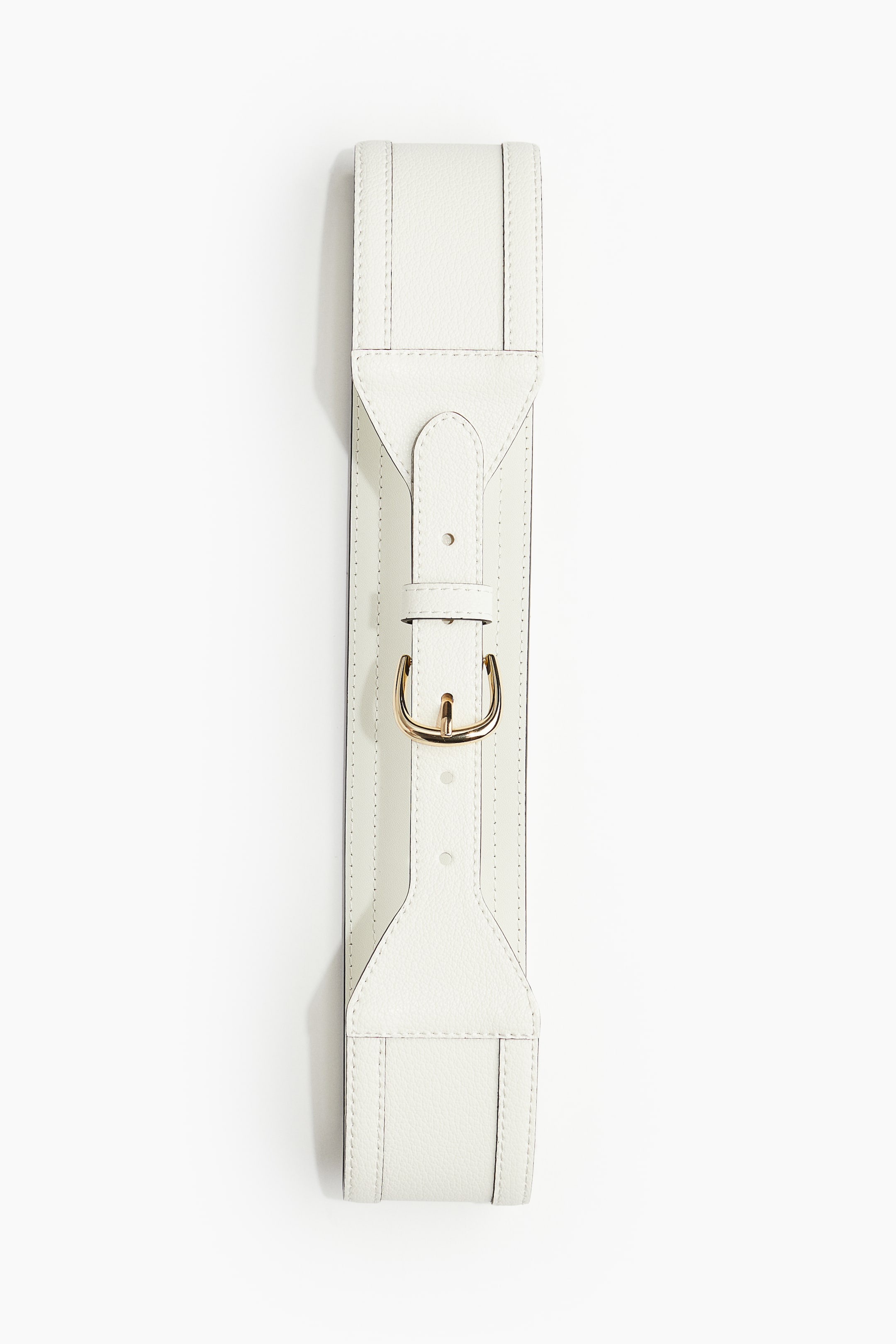 Wide Waist Belt - White - Ladies | H&M CA