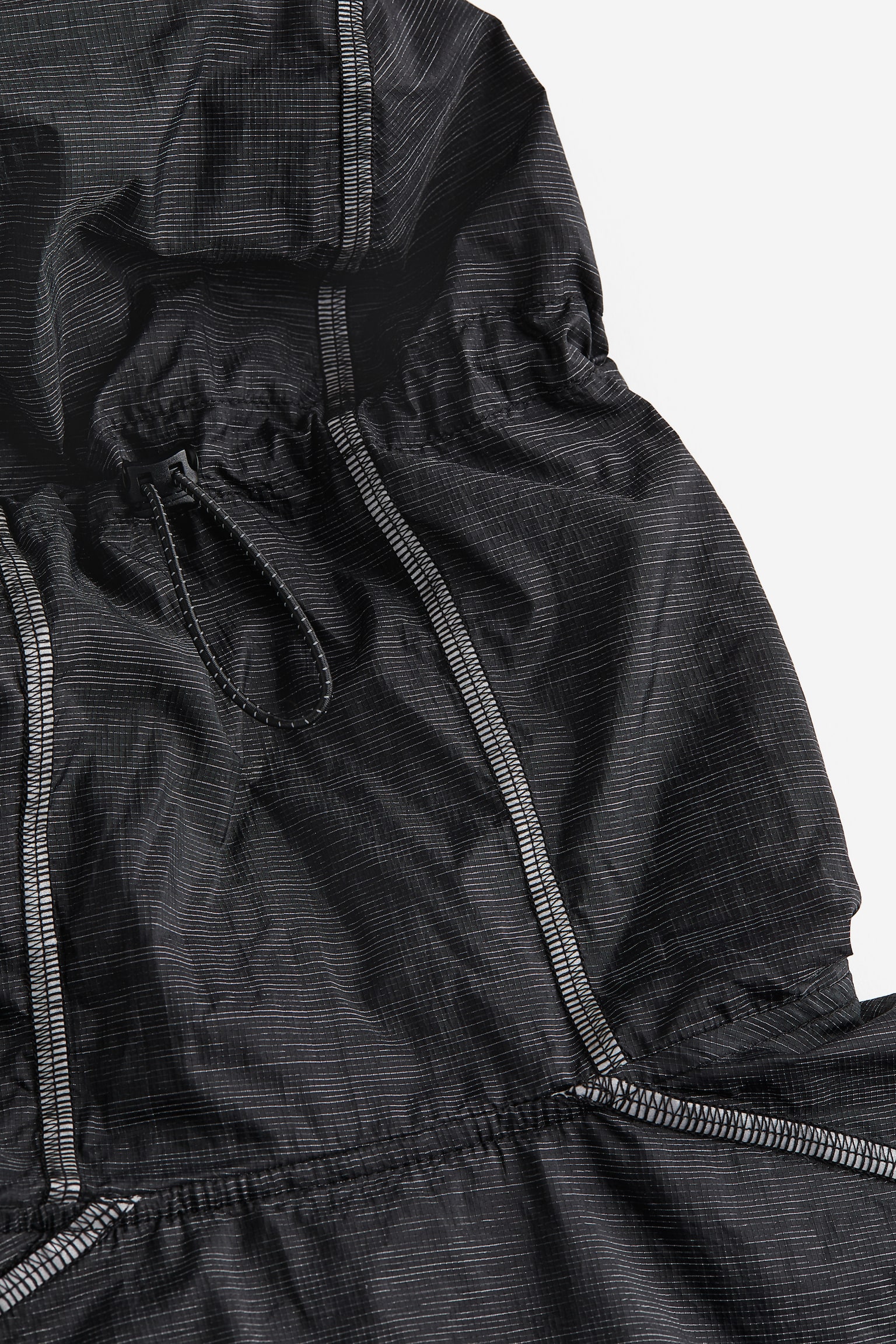 Loose Fit Water Repellent Running Jacket - Black marle - 6