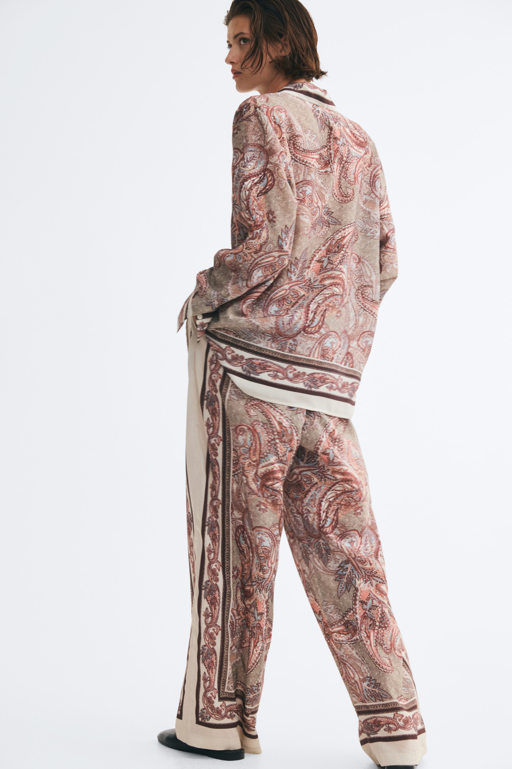 Oversized Viscose-Blend Shirt