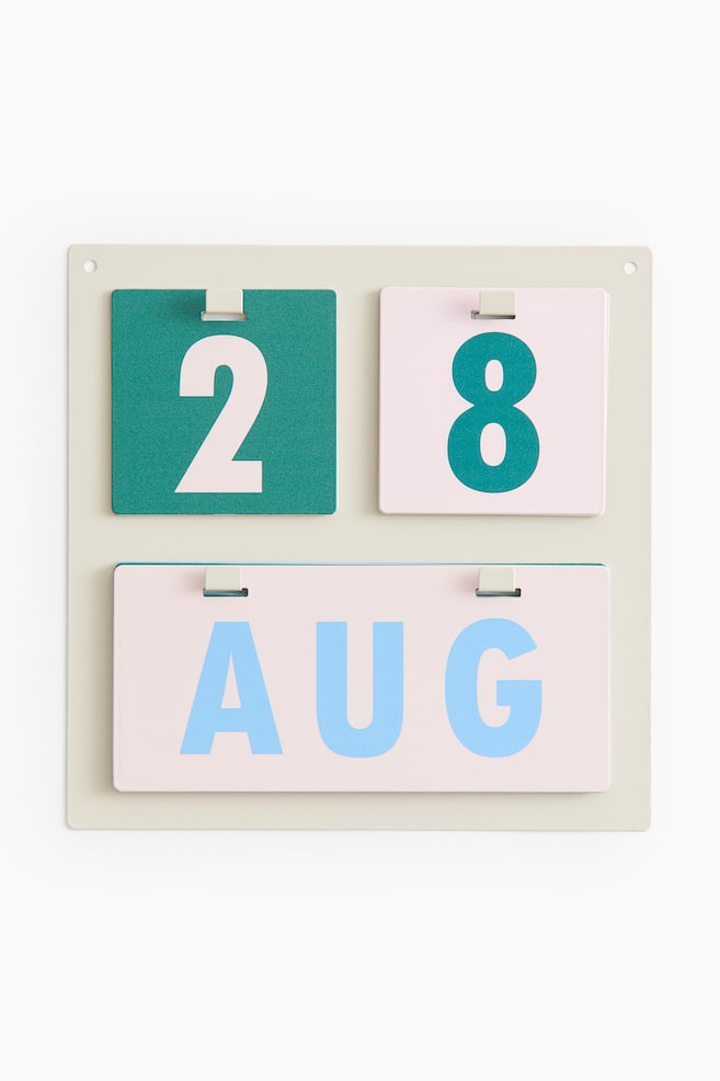 Väggkalender - Ljusbeige - 1