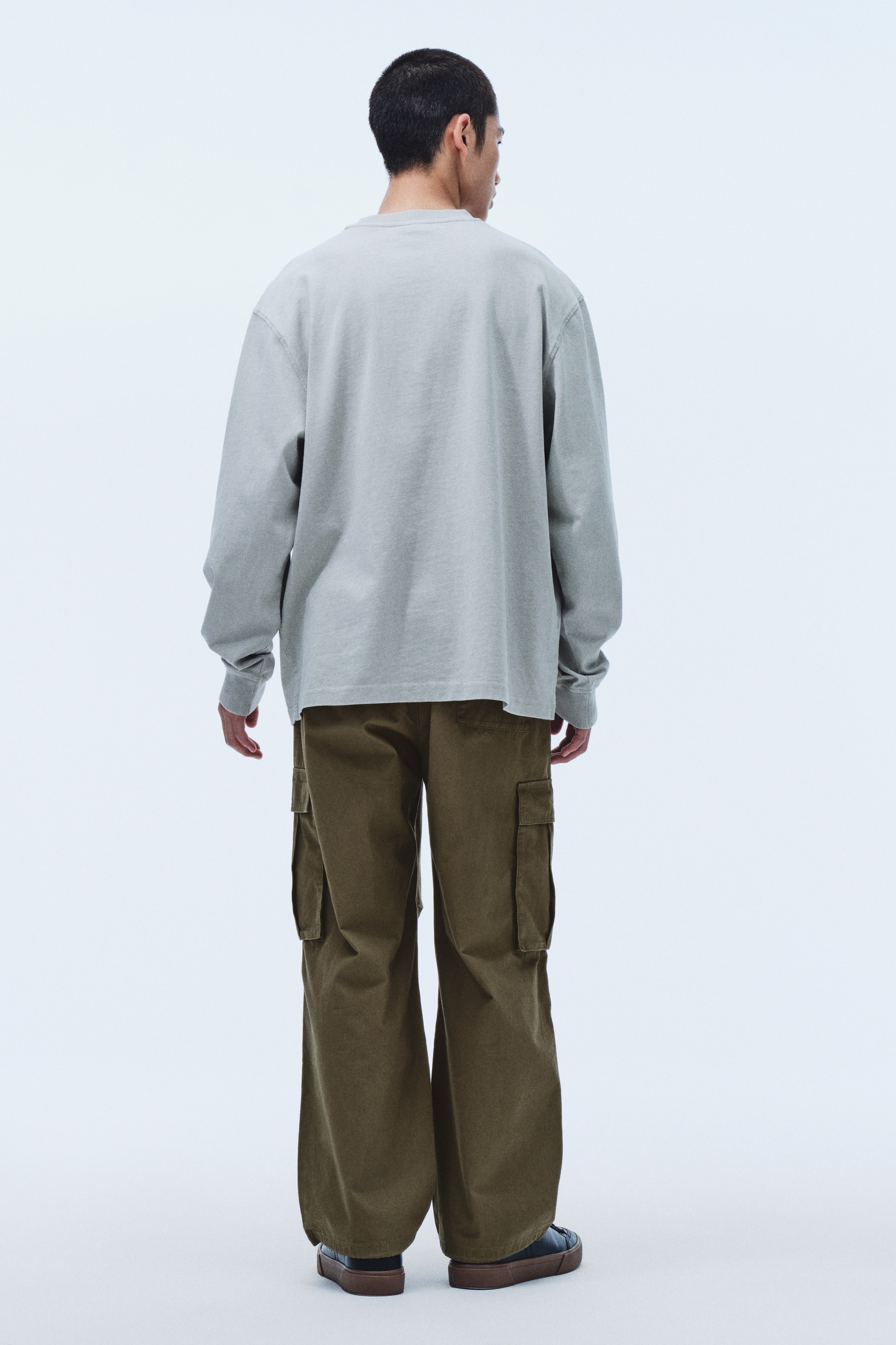 メンズ 緑 カーゴパンツ | グリーン ワークパンツ 他 | H&M JP