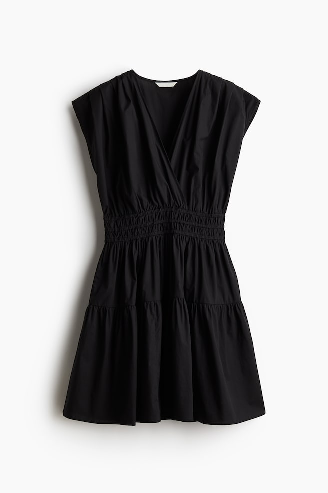 Robe en coton - Noir - 1