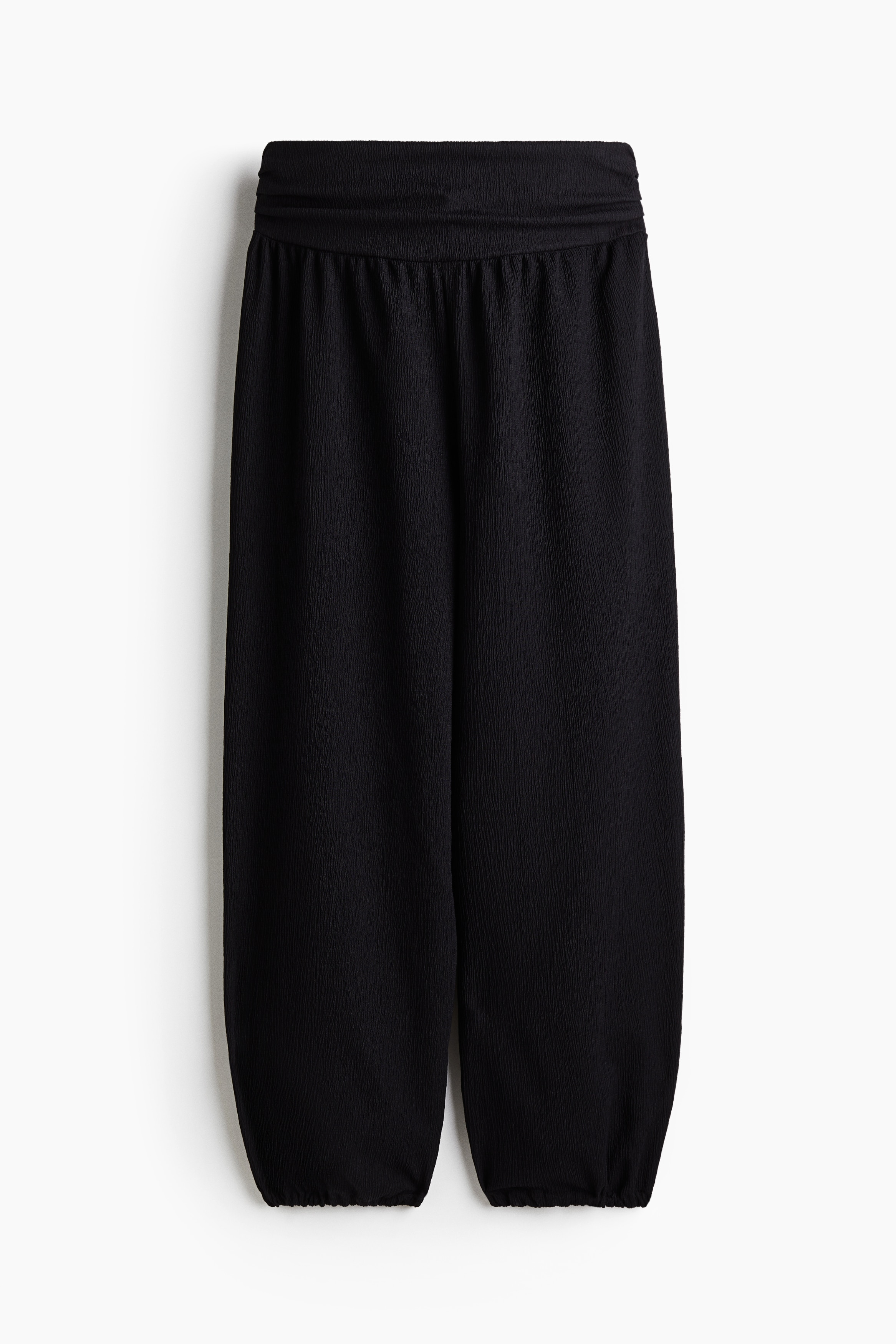 Crinkled Balloon Leg Pants