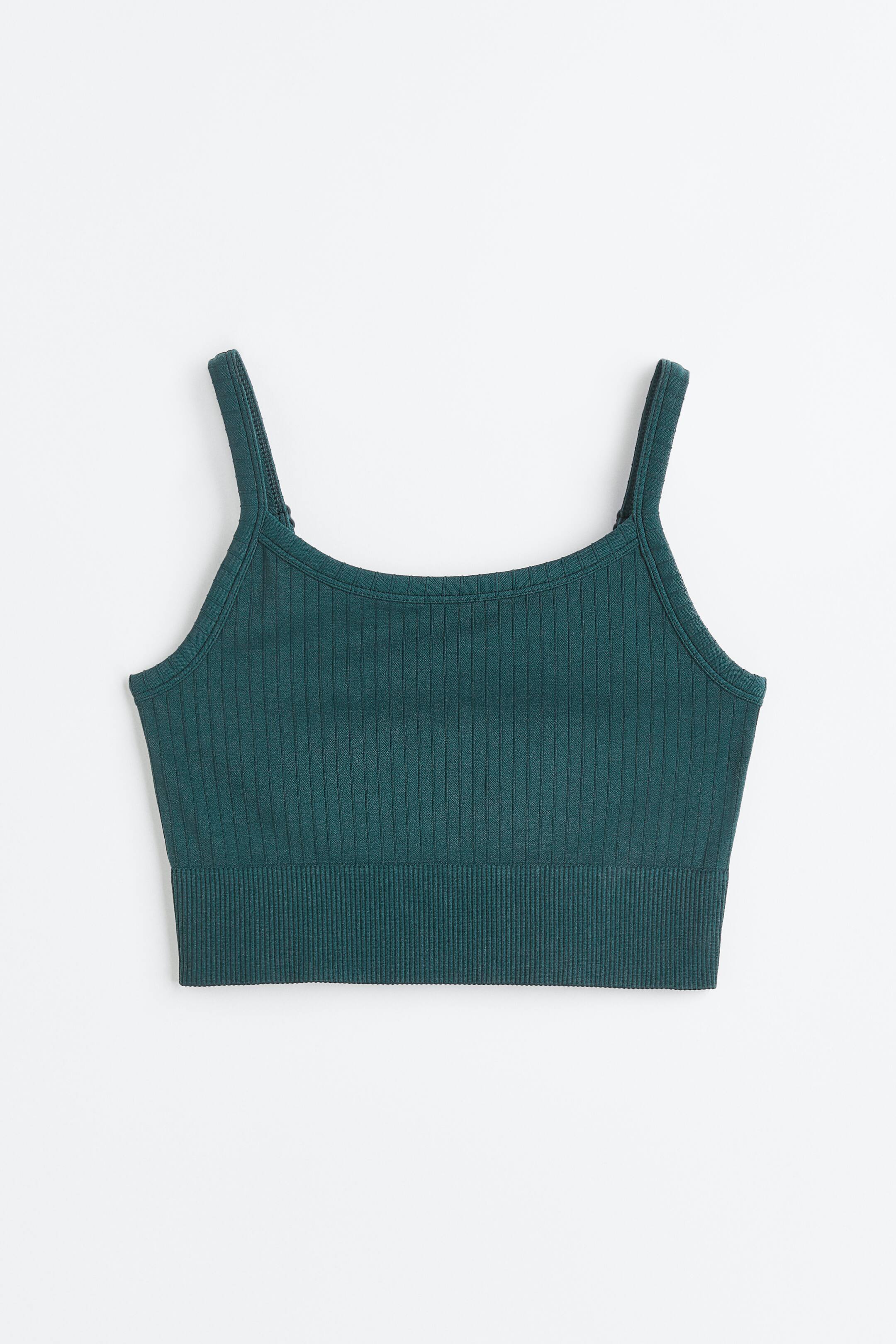 View larger image: DryMove™ Light Support Sports Bra - Teal - Ladies | H&M CA 1