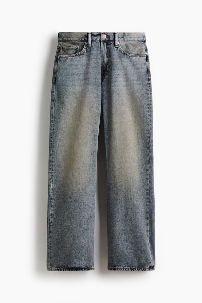 Relaxed Bootcut Jeans - Denim blue/Denim brown/Denim black/Denim gray/Washed black - 1