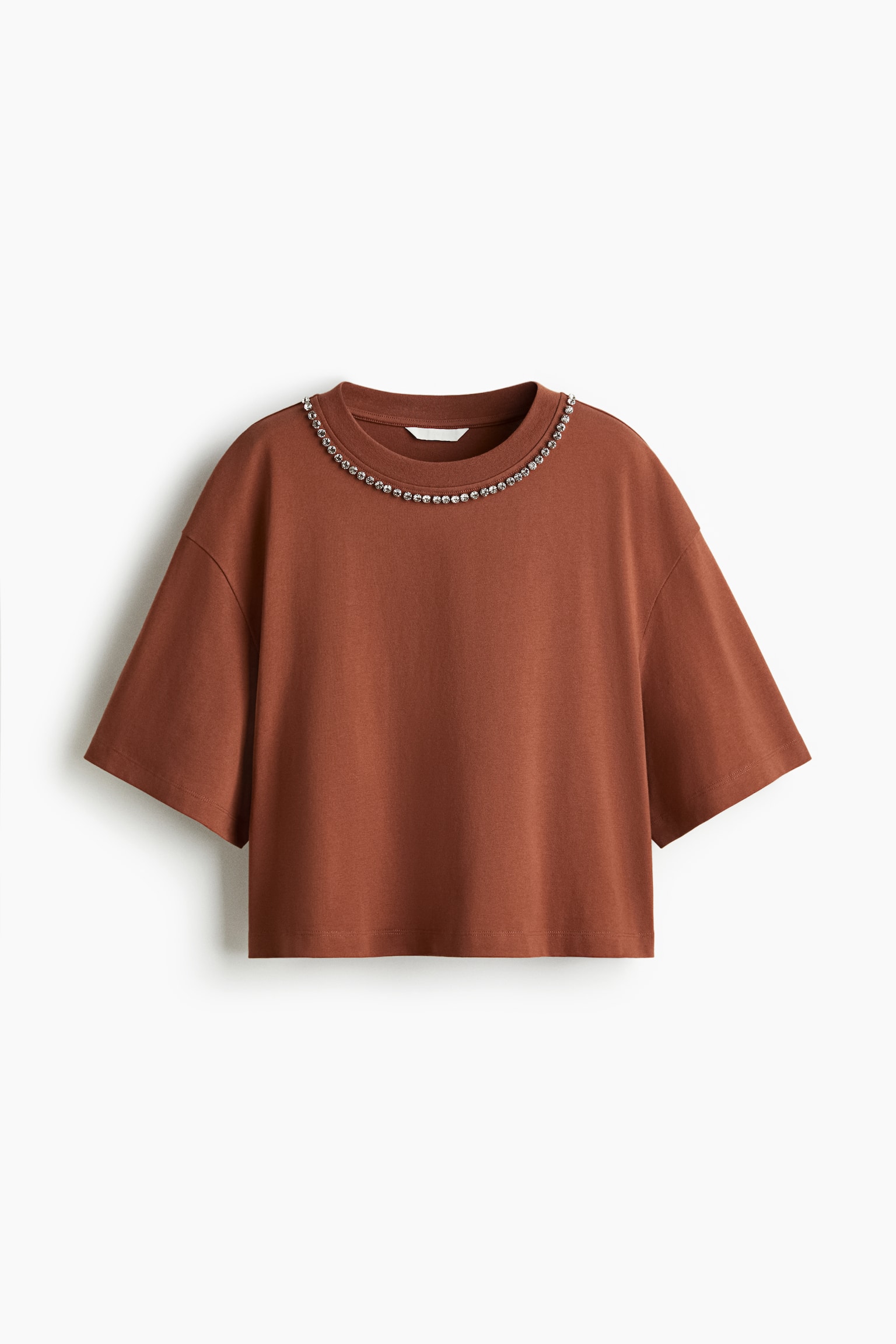 Design Detail Tee - Brown/Cream/Black - 1