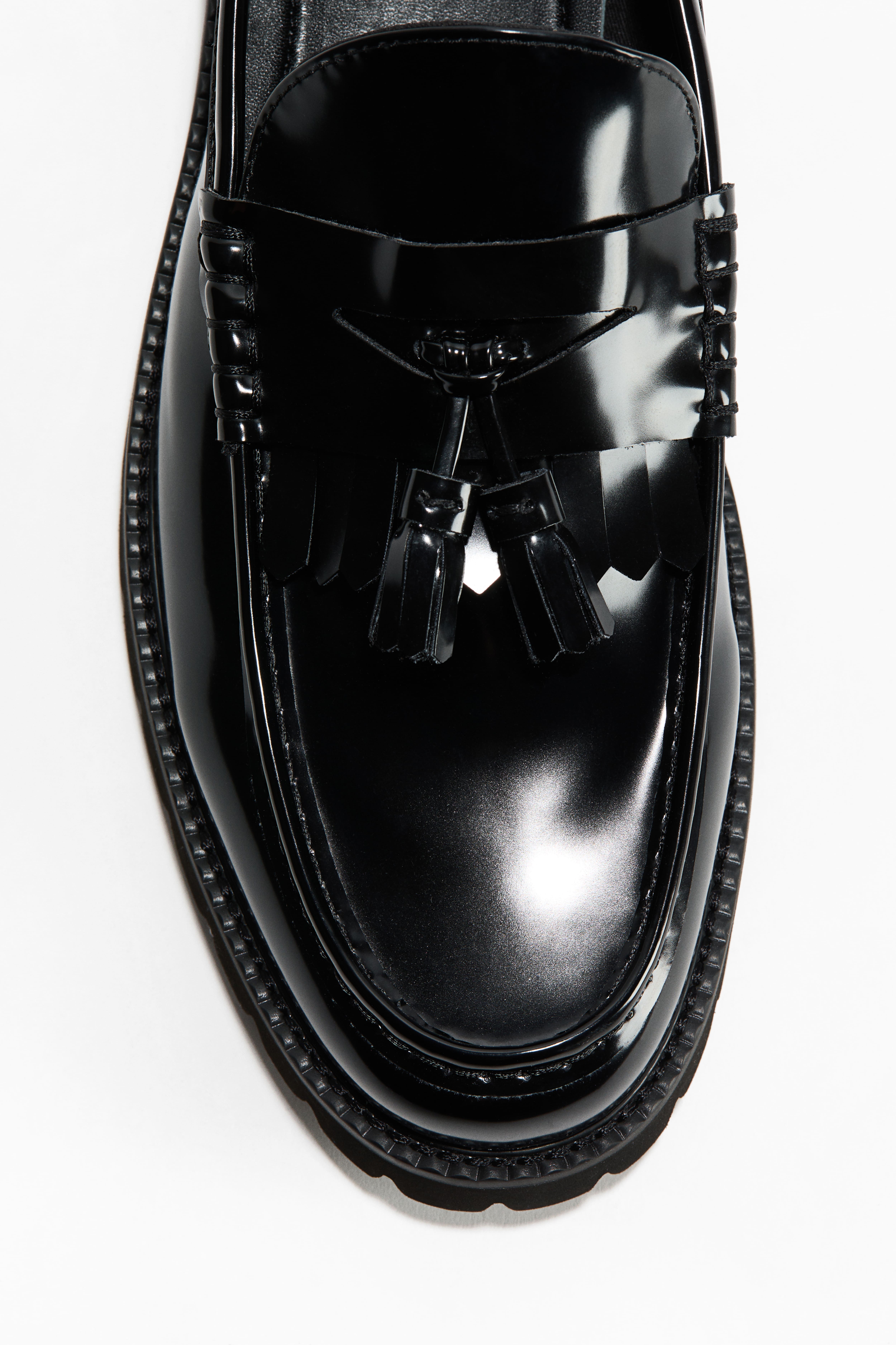 Chunky Tasseled Penny Loafers