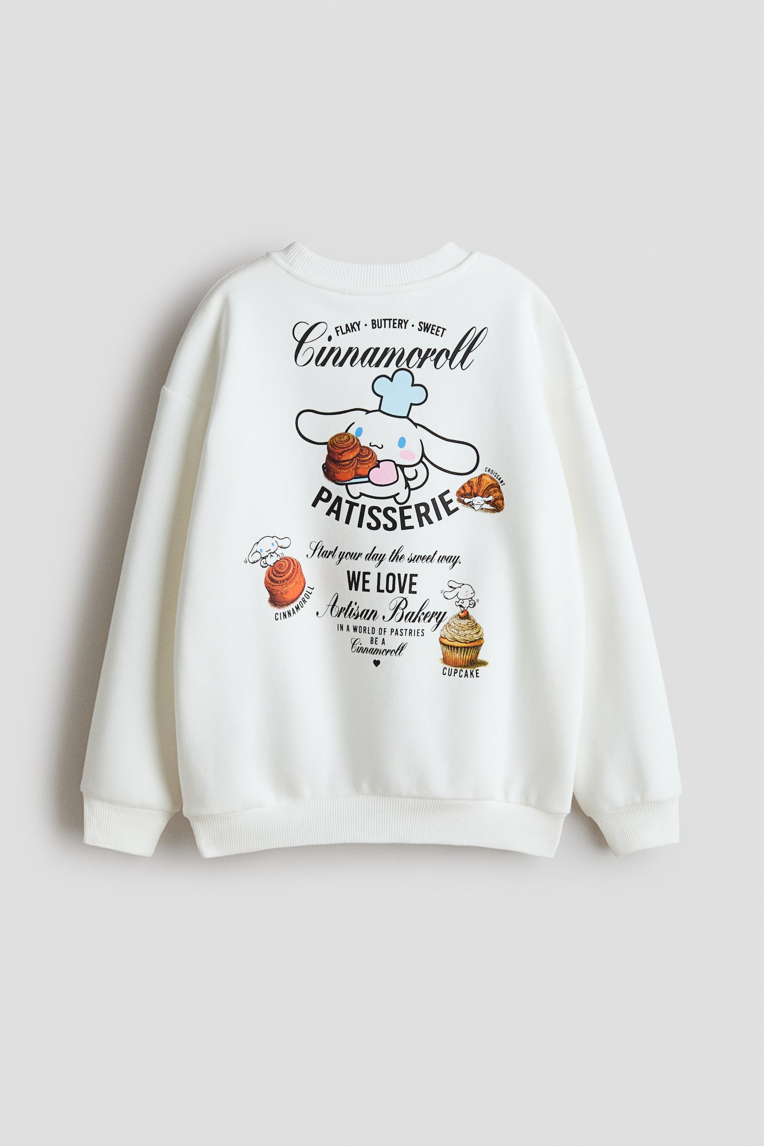Oversized print-motif sweatshirt - White/Cinnamoroll/White/Snoopy/Blue/Nirvana/Dusty blue/Lilo & Stitch/Light grey/Kuromi/Dark grey/Kuromi/Blue/Lilo & Stitch/Purple/SmileyWorld®/Light blue/Cinnamoroll/Dark grey/KPop Demon Hunters/White/Lilo & Stitch/Pink/Miffy/Cream/Kuromi/Dark grey/Demon Hunters/Light pink/Kuromi/Grey/Squishmallows/Light grey/CapyFun - 4