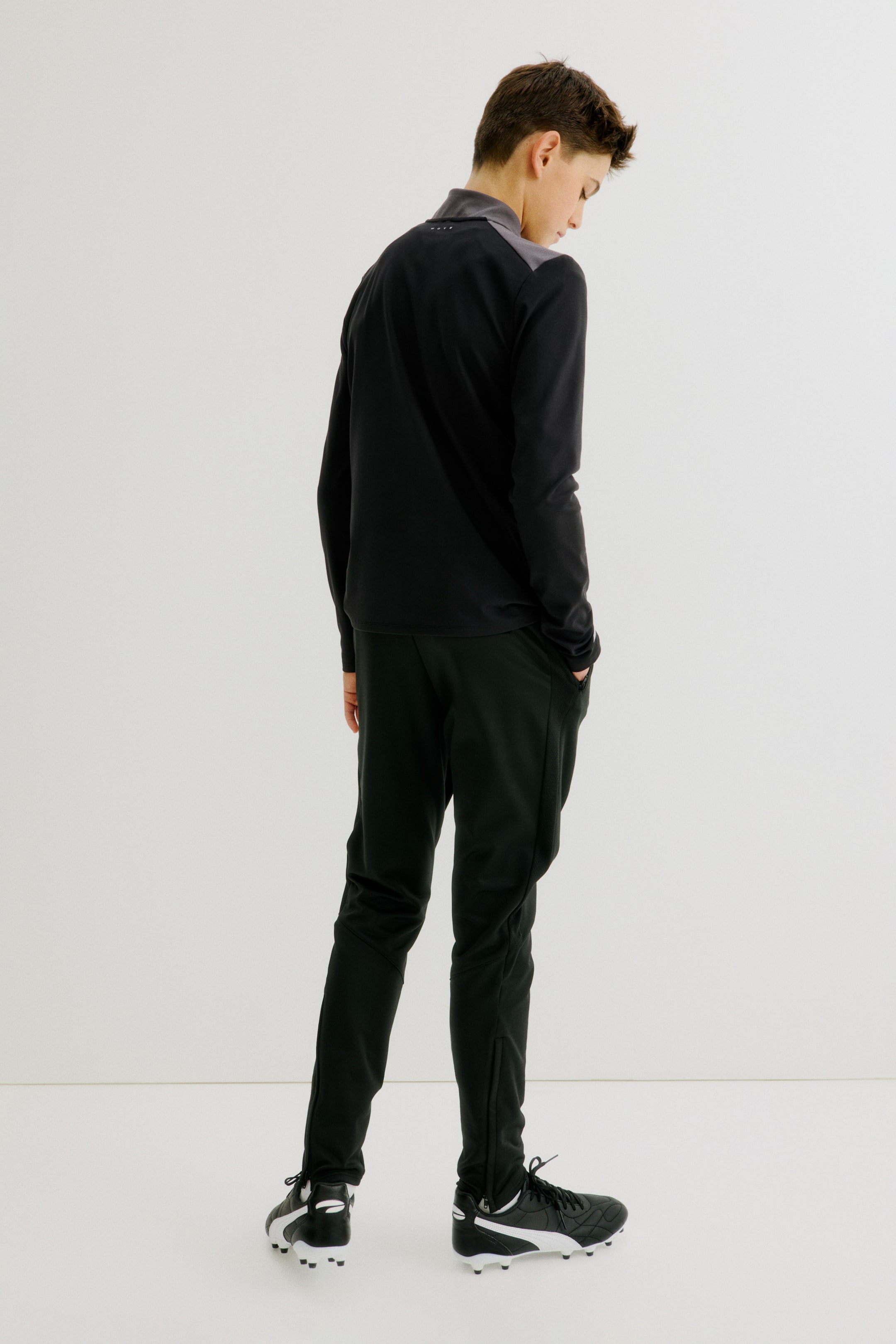 Ampliar la imagen: Sudadera de futbol capa intermedia con DryMove™ - Negro - Kids | H&M MX 3