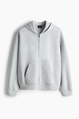 Munkjacka i interlock Oversized Fit