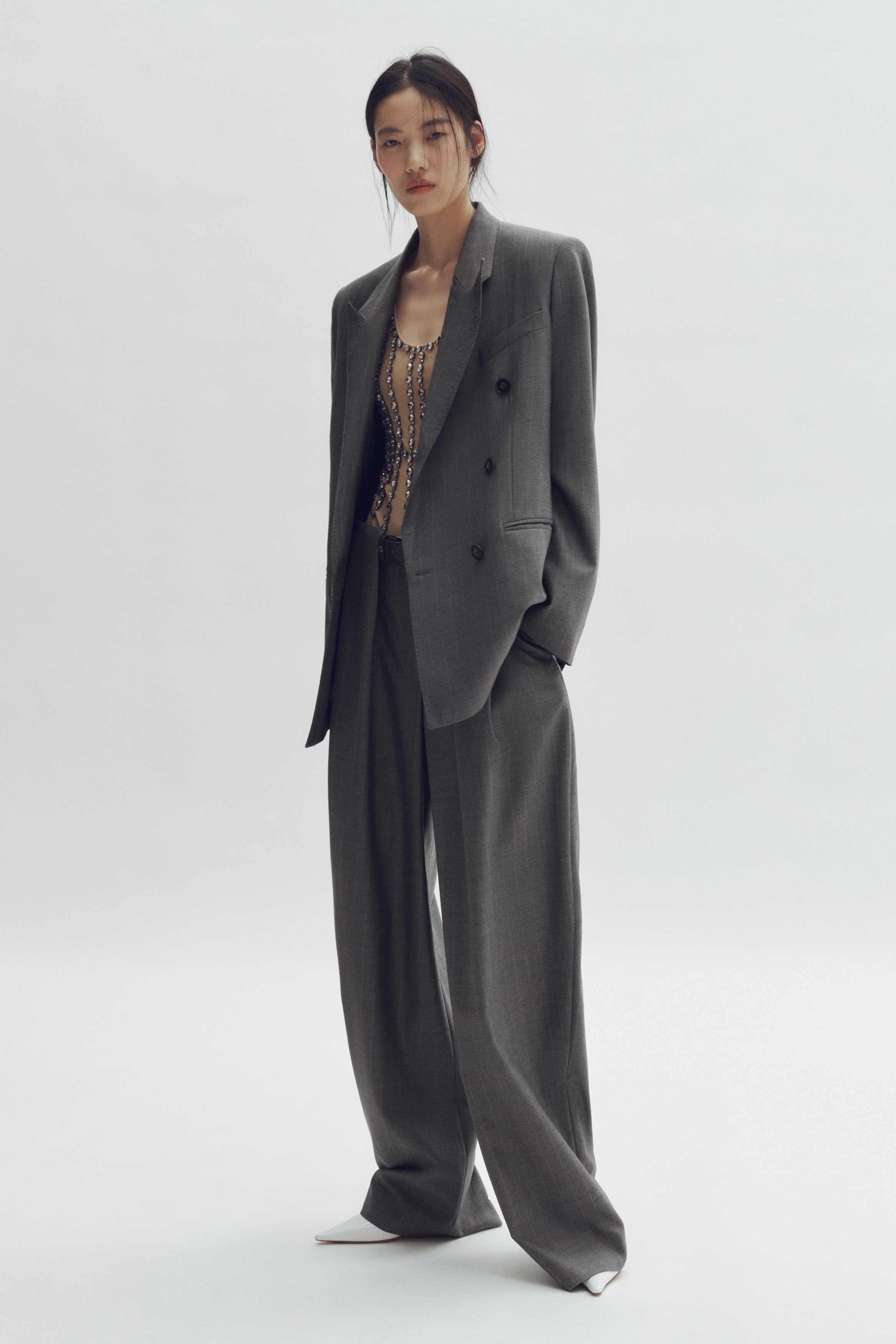 Double-Breasted Wool Blazer from H&M - $299